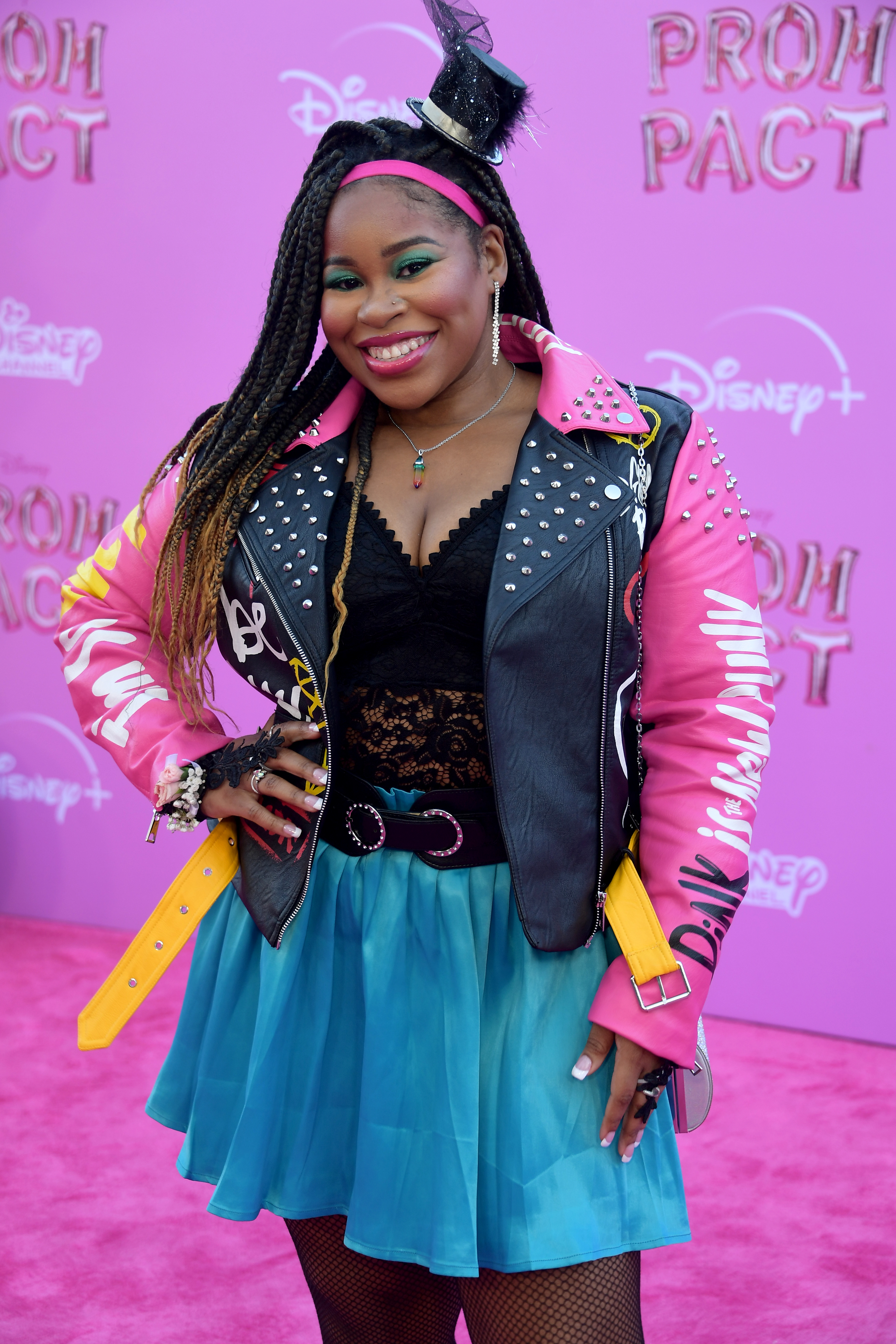 LOS ANGELES, CALIFORNIA - MARCH 24: Carla Jeffrey attends the Red Carpet Premiere Event For Disney Original Movie