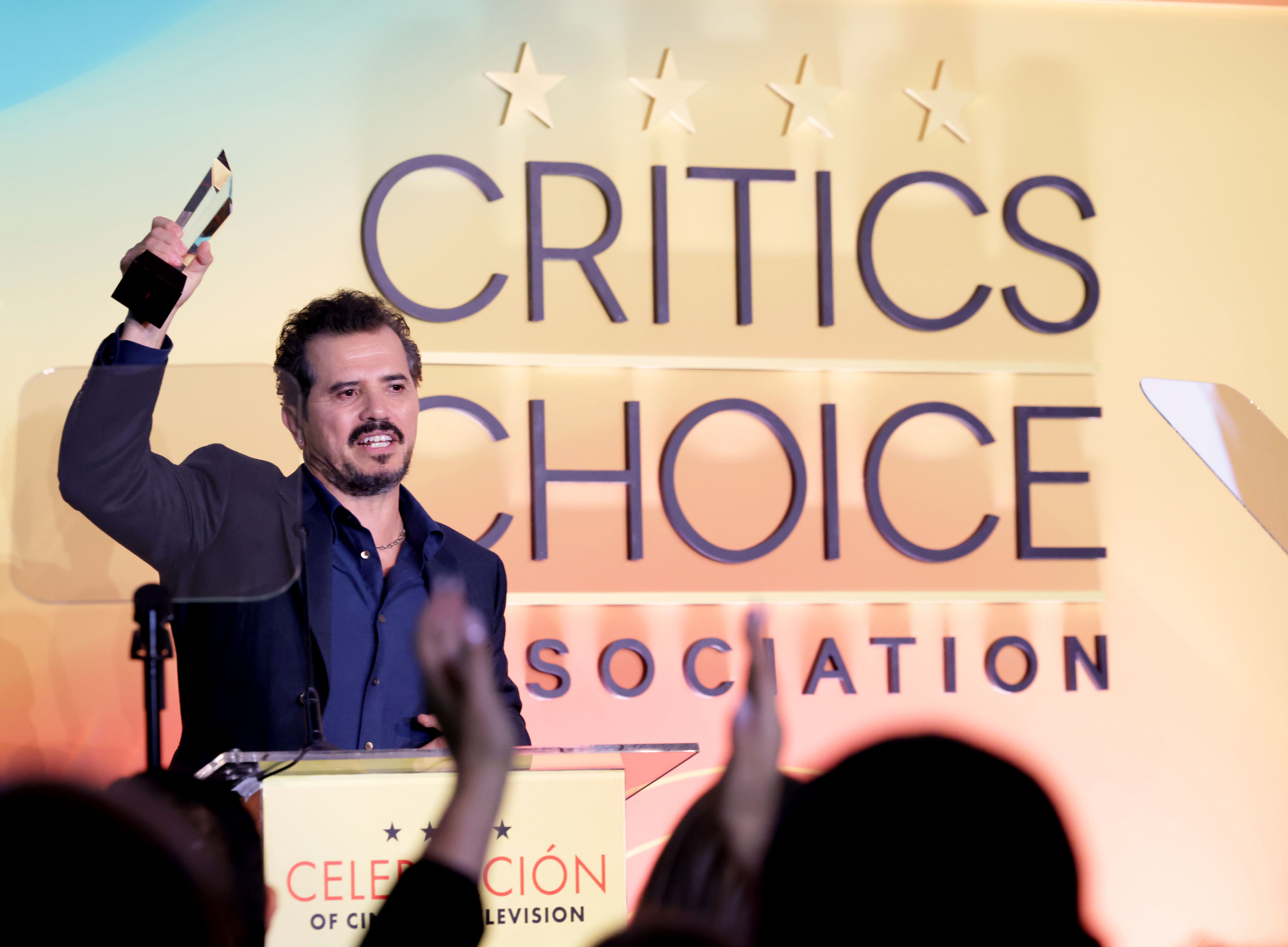 LOS ANGELES, CALIFORNIA - OCTOBER 02: John Leguizamo accepts the Career Achievement Award for
