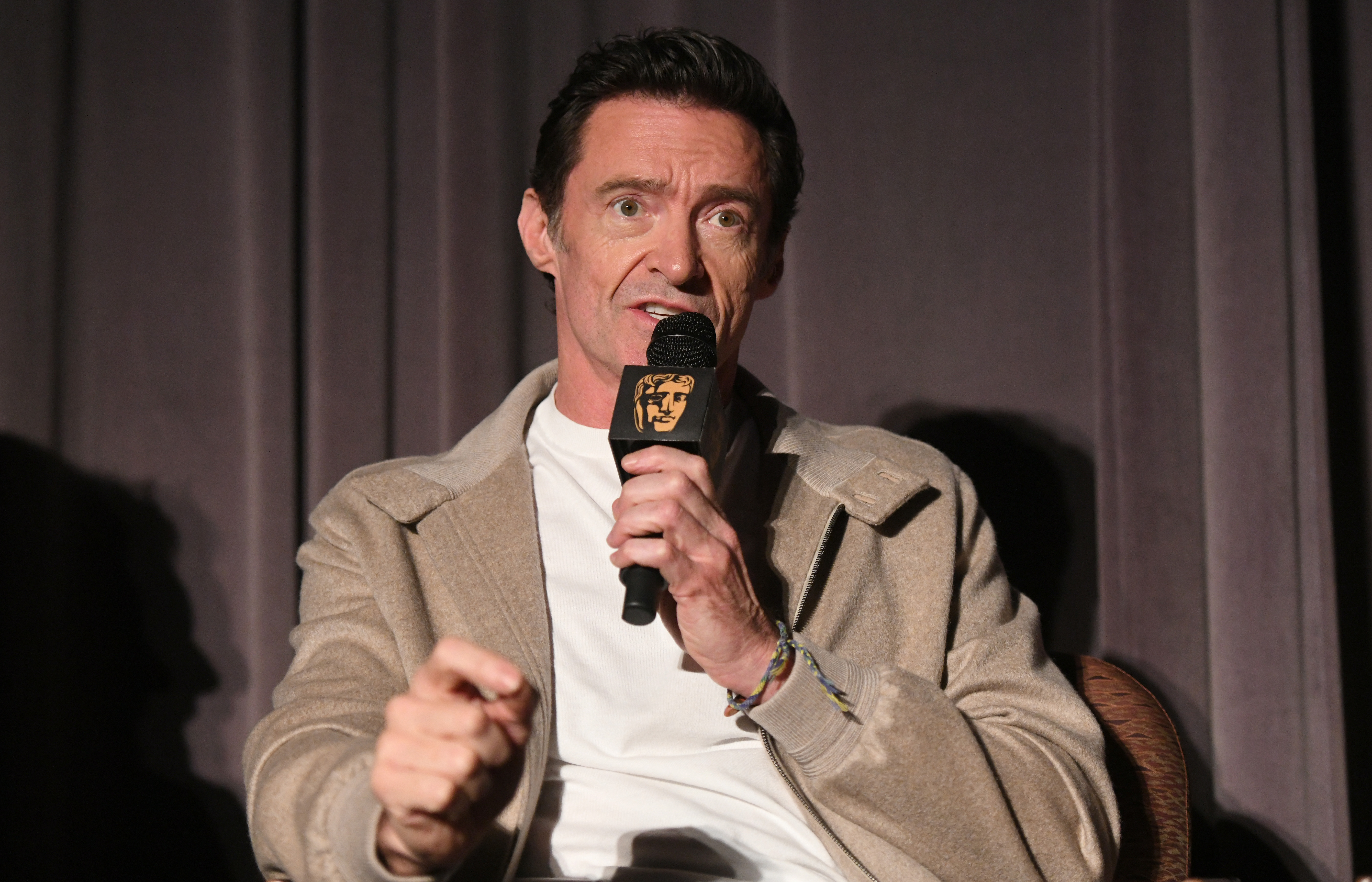 LOS ANGELES, CALIFORNIA - DECEMBER 07: Hugh Jackman attend the