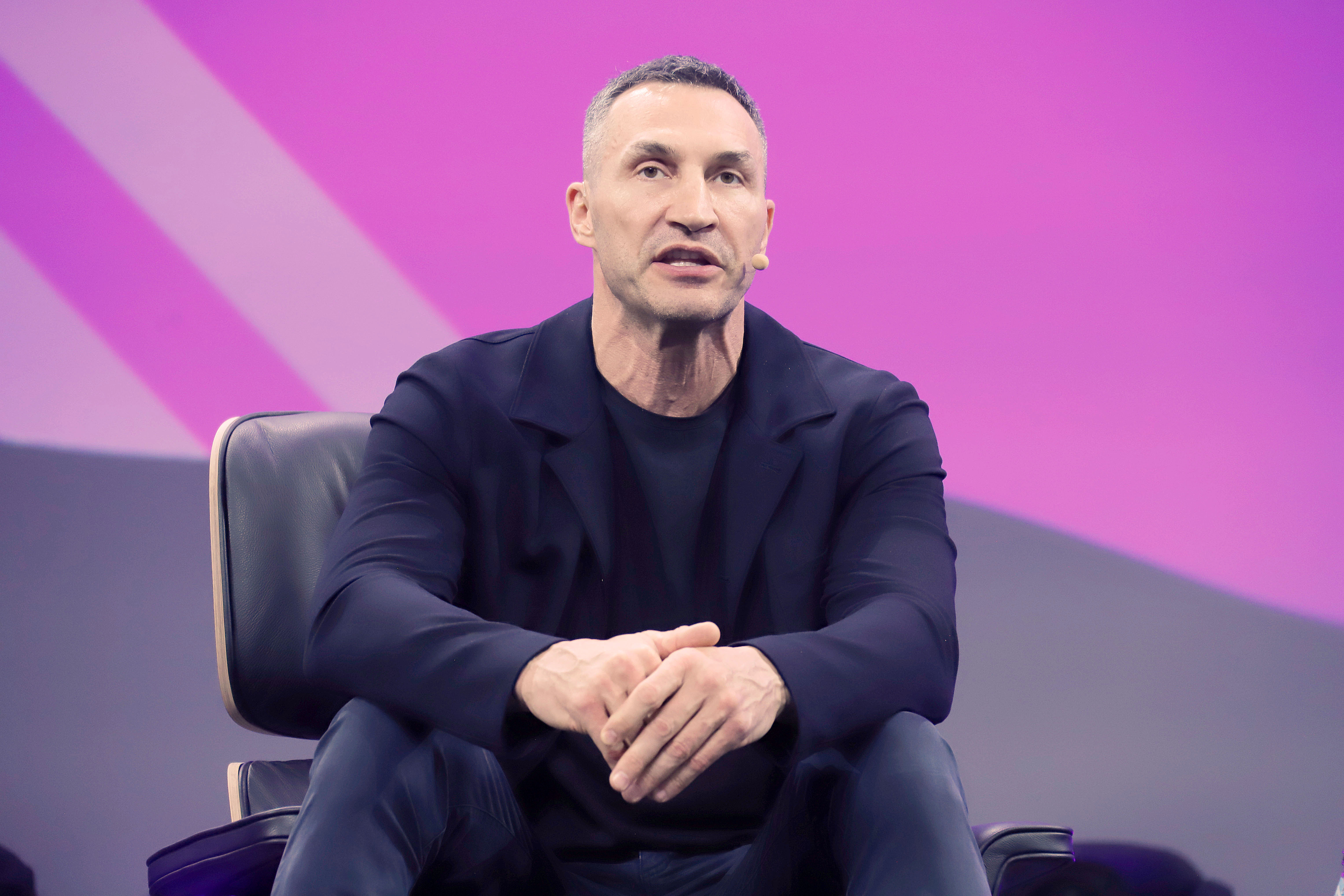 HAMBURG, GERMANY - MAY 5: Wladimir Klitschko during day one of the annual OMR Festival at Hamburg Messe on May 5, 2026 in Hamburg, Germany. (Photo by Tristar Media/WireImage)
