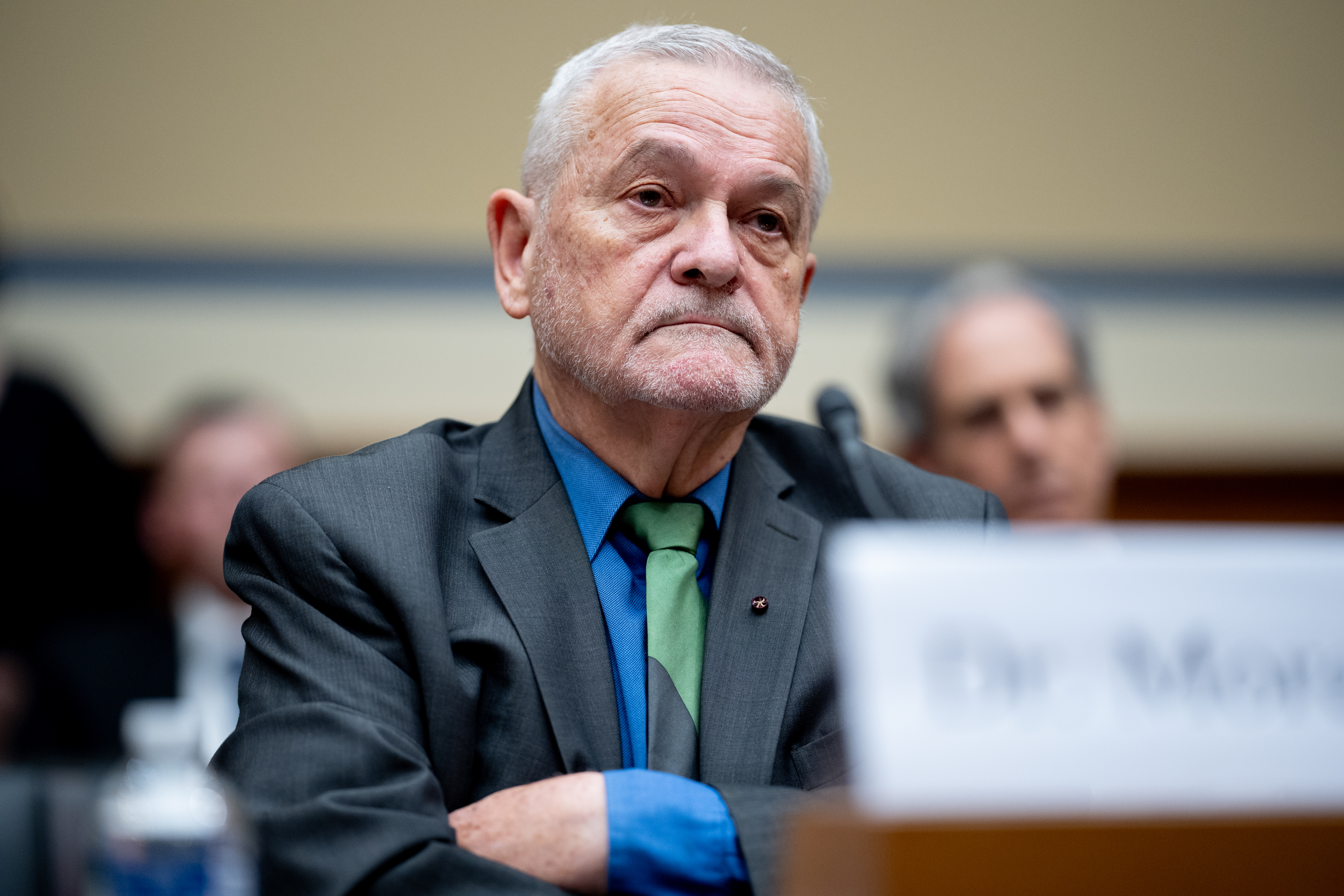 WASHINGTON, DC - MAY 22: Dr. David Morens appears during a House Select Subcommittee on the Coronavirus Pandemic hearing on Capitol Hill on May 22, 2024 in Washington, DC. A former top adviser to former National Institute of Allergy and Infectious Diseases Director Dr. Anthony Fauci, Dr. Morens is testifying before the committee on allegations that he attempted to delete emails related to COVID-19. (Photo by Andrew Harnik/Getty Images)