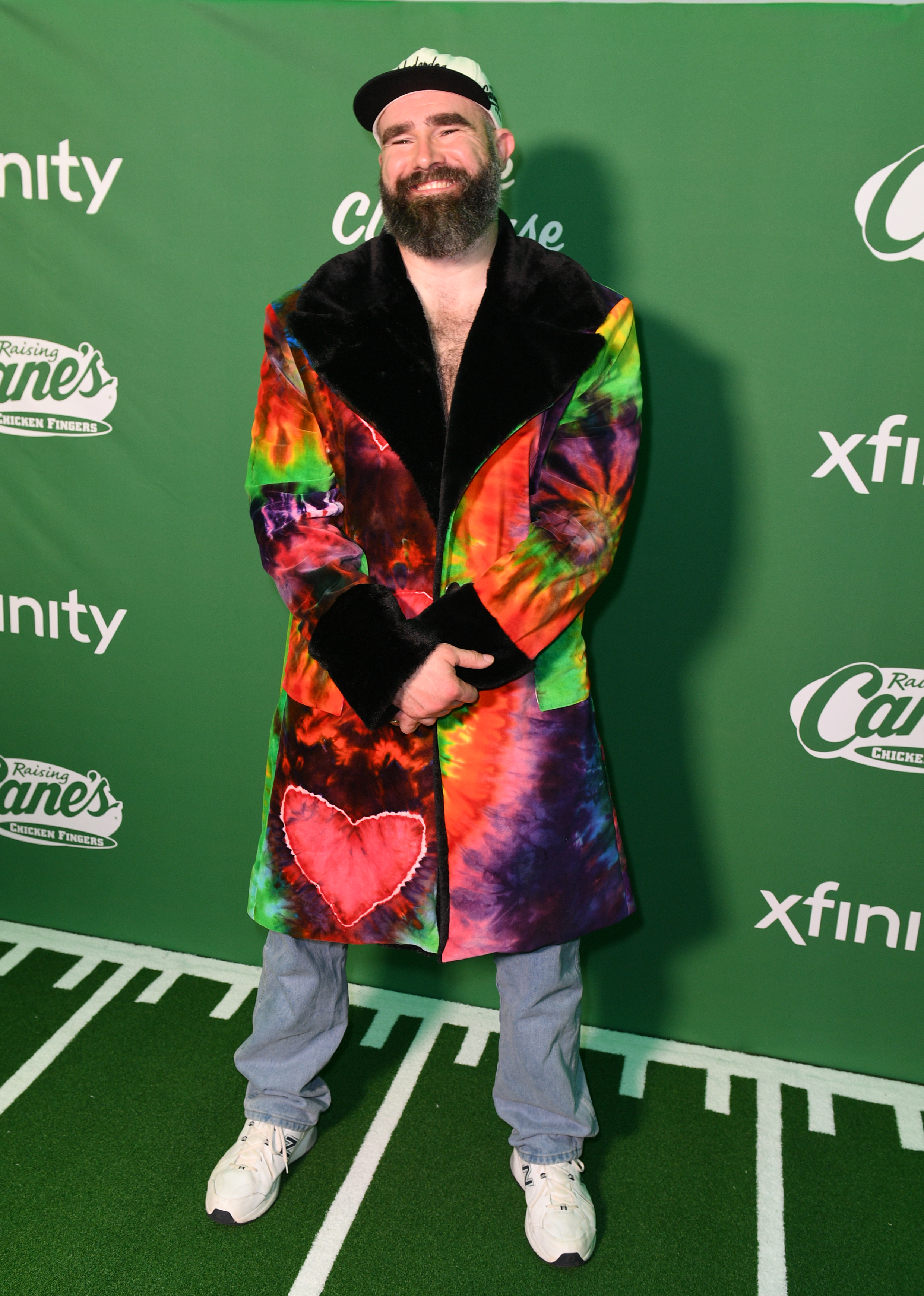 SAN FRANCISCO, CALIFORNIA - FEBRUARY 04: Jason Kelce attends The New Heights Party with Jason & Travis Kelce at Thriller Country Club on February 04, 2026 in San Francisco, California. (Photo by Aaron J. Thornton/Getty Images)