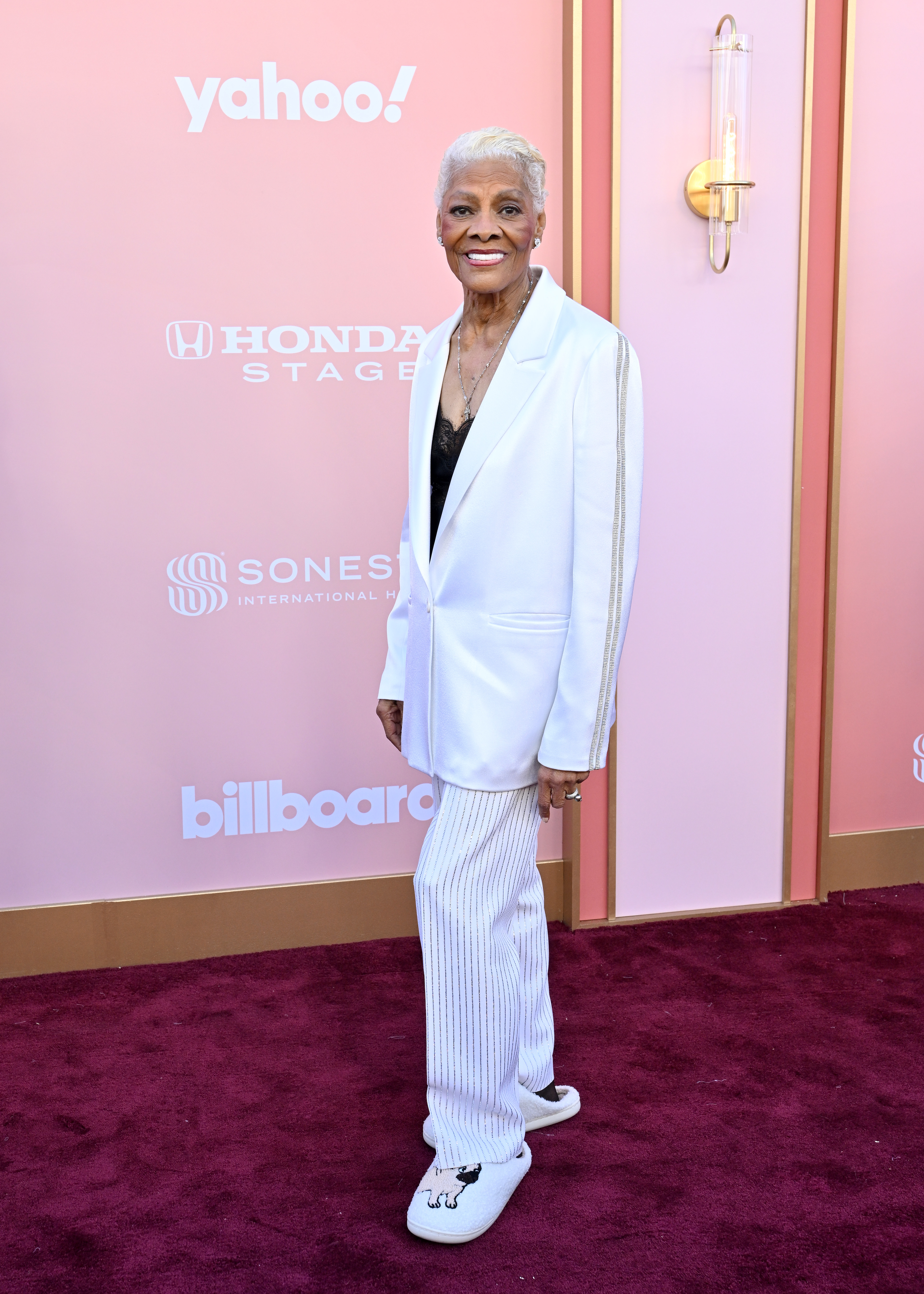 LOS ANGELES, CALIFORNIA - APRIL 29: Dionne Warwick attends the 2026 Billboard Women in Music at Hollywood Palladium on April 29, 2026 in Los Angeles, California. (Photo by Axelle/Bauer-Griffin/FilmMagic)