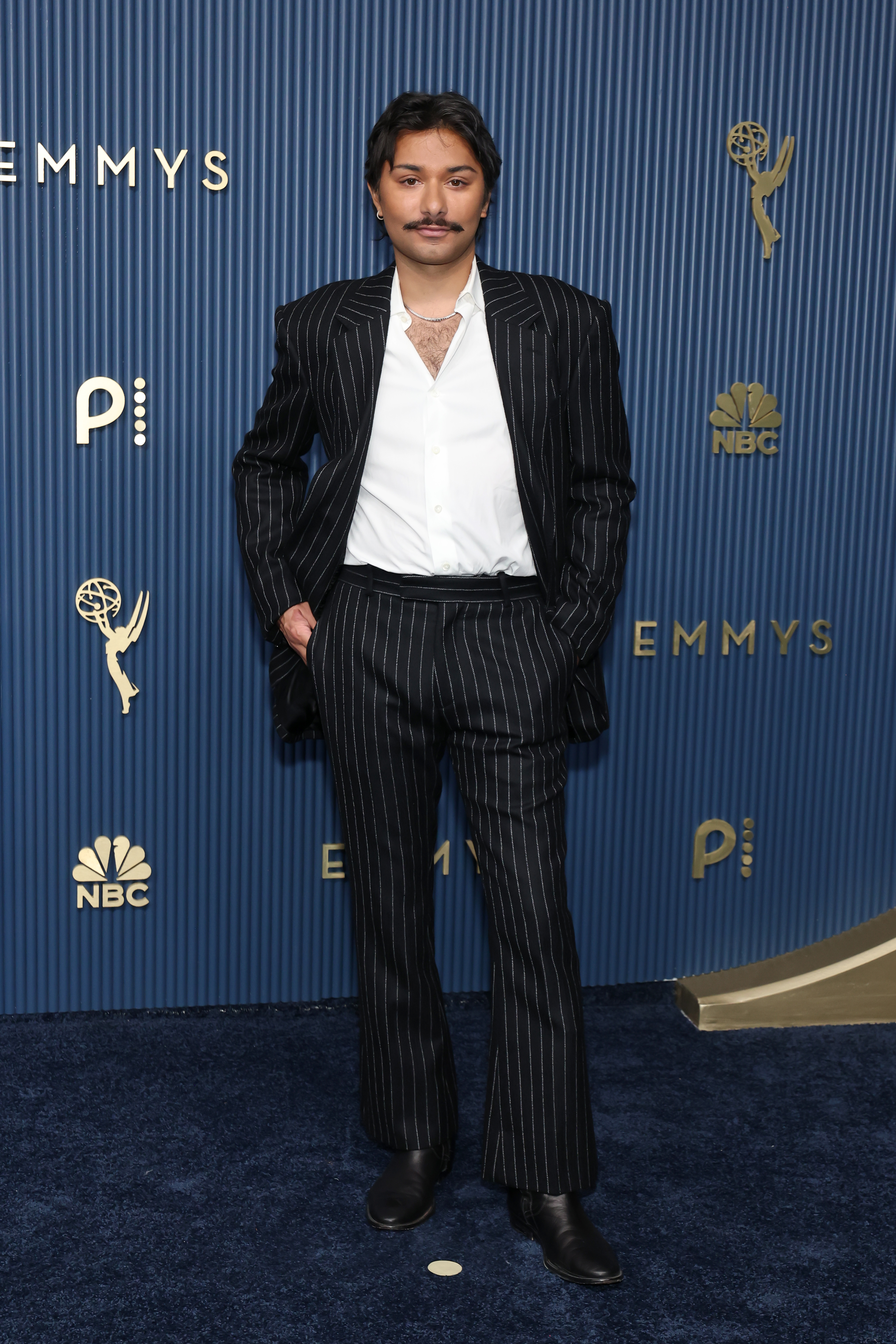 Mark Indelicato attends the 78th Primetime Emmy Awards at Peacock Theater on September 14, 2026 in Los Angeles, California ( Monica Schipper/Getty Images)