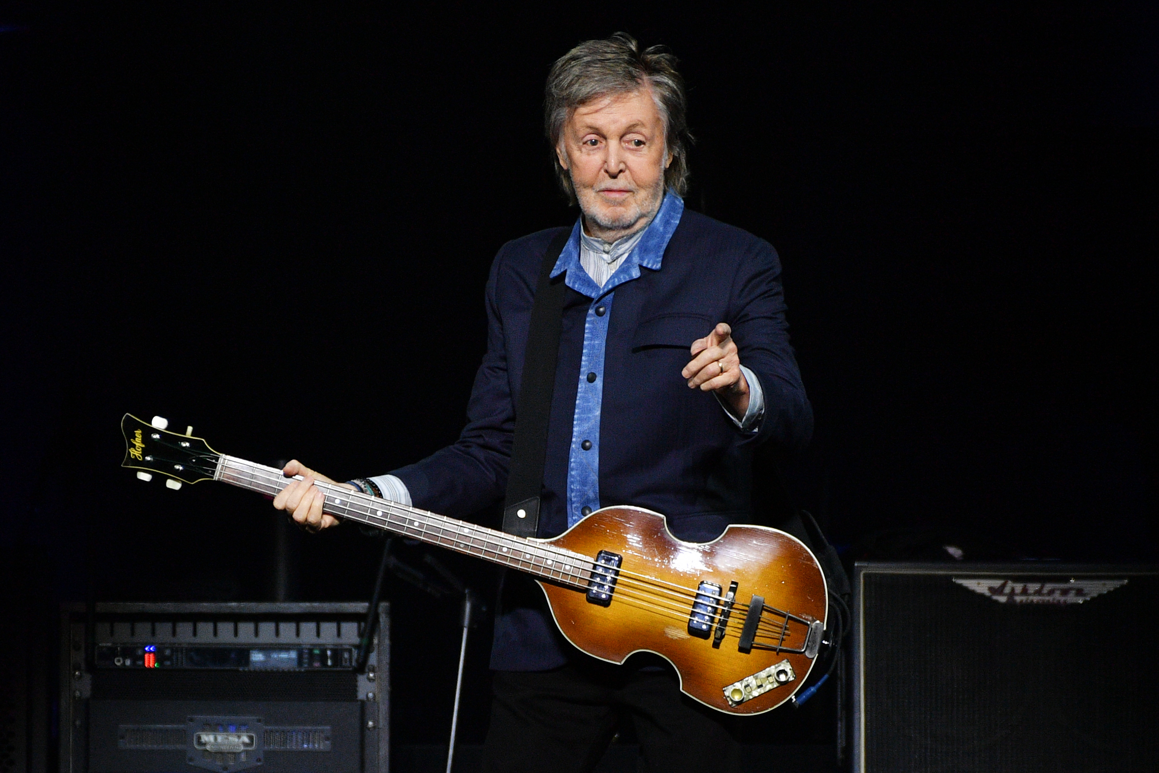 LONDON, ENGLAND - DECEMBER 18: (EDITORIAL USE ONLY) Sir Paul McCartney performs at The O2 Arena during his 'Got Back' world tour on December 18, 2024 in London, England. (Photo by Jim Dyson/Getty Images)