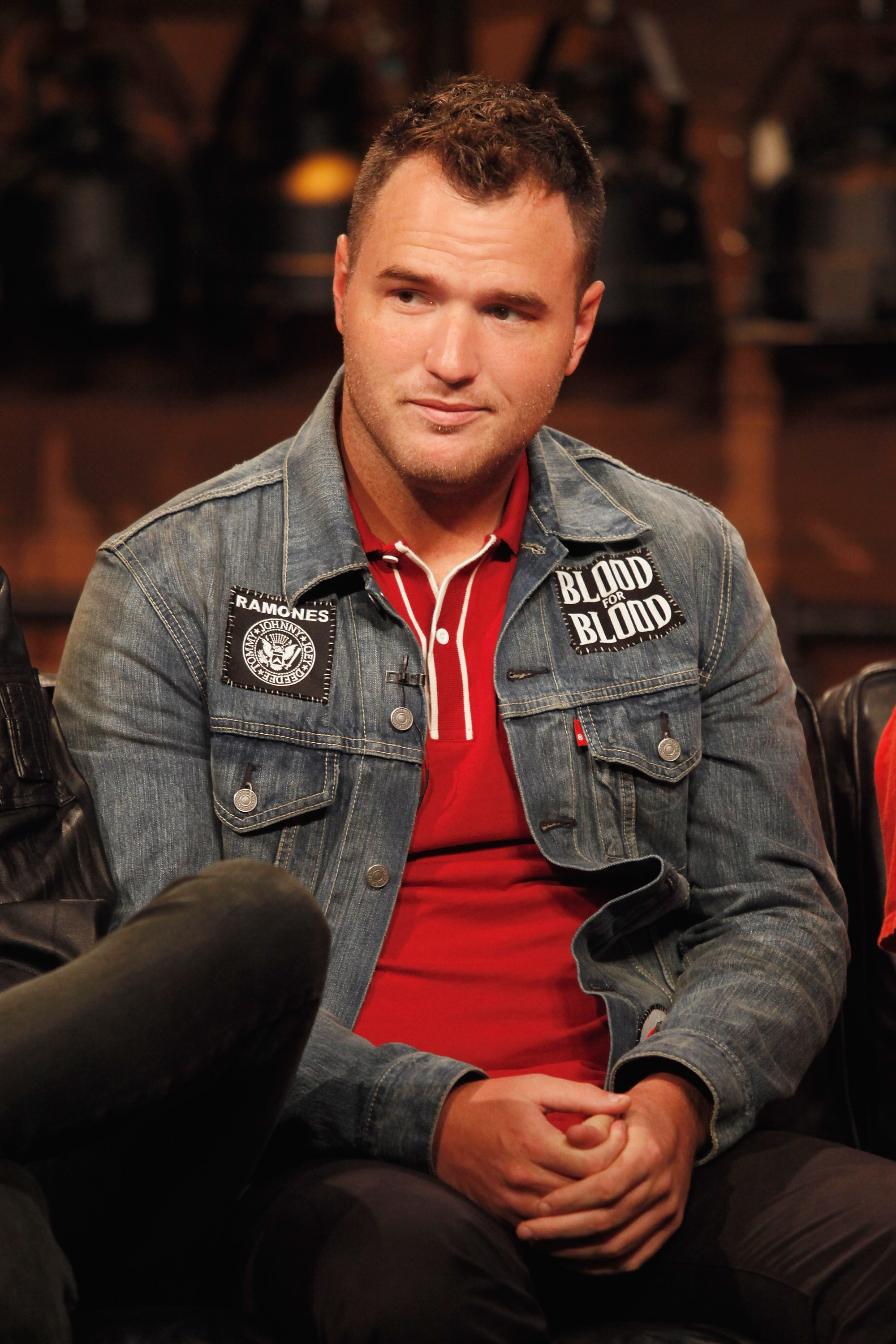 NEW YORK, NY - SEPTEMBER 22: Guitarist Chad Gilbert of New Found Glory visits fuse Studios on September 22, 2011 in New York City. (Photo by Cindy Ord/Getty Images)