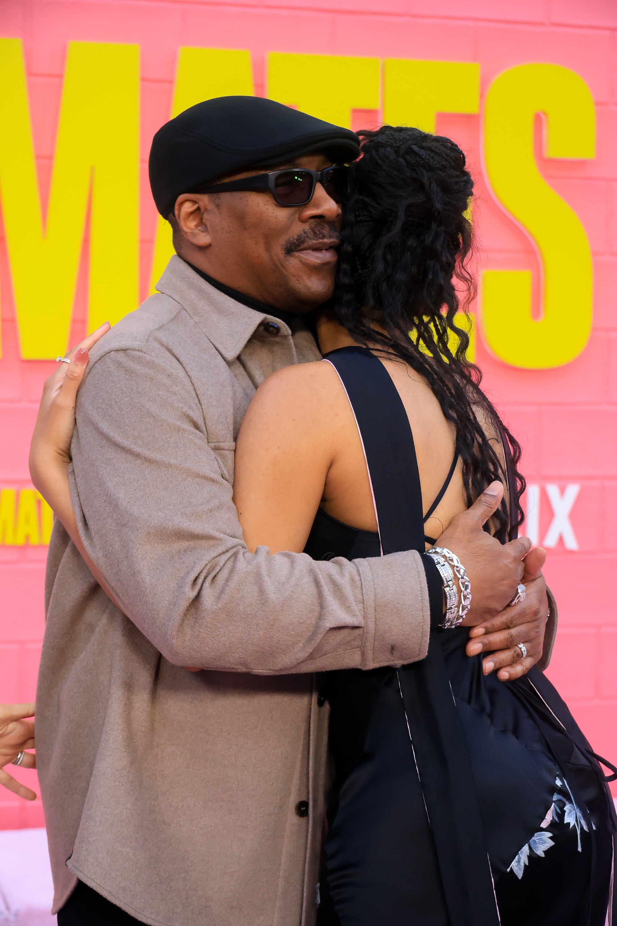 Eddie Murphy and Bella Murphy arrive at the premiere of Netflix's
