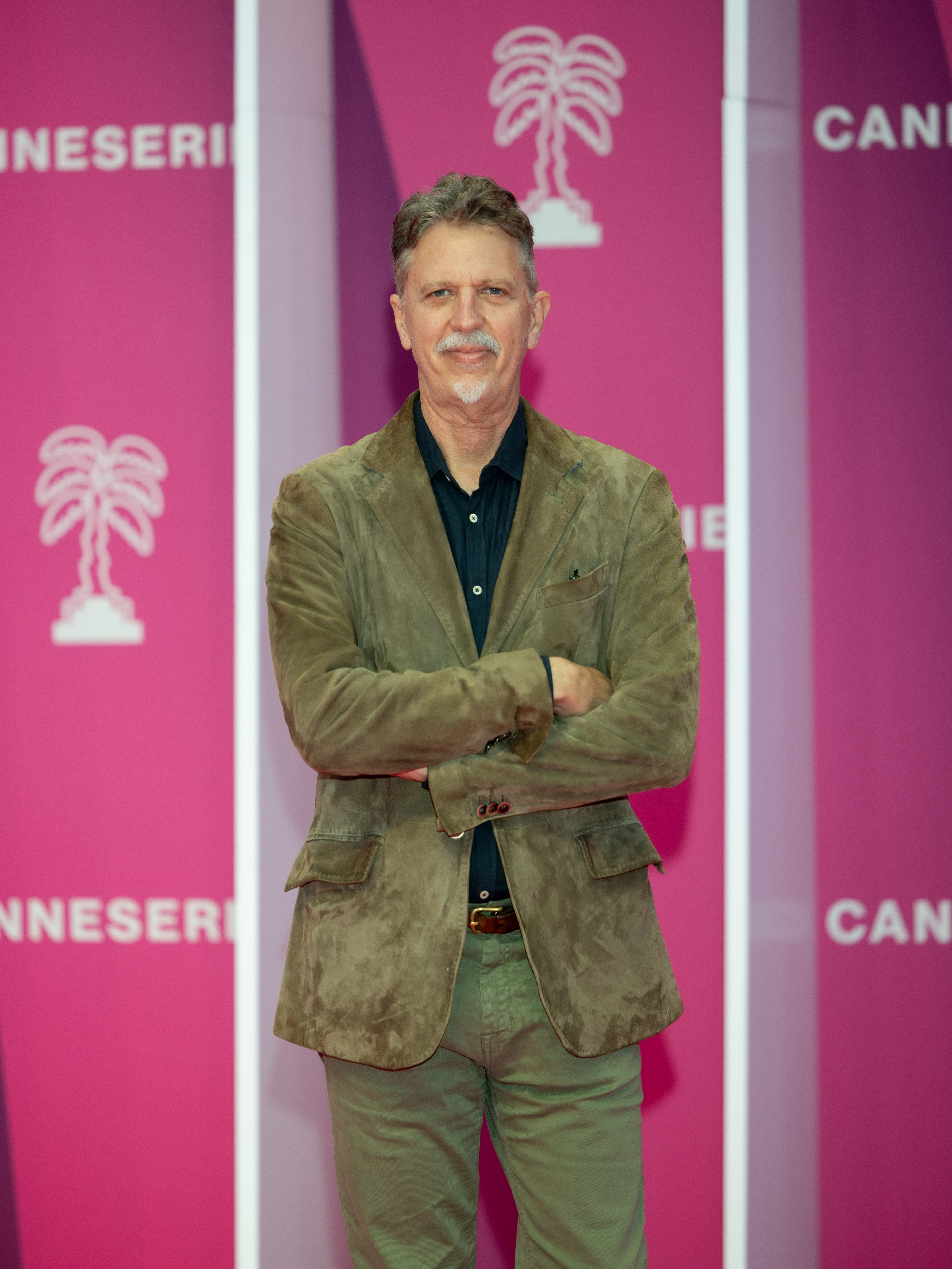 CANNES, FRANCE - APRIL 06: Tim Kring attends the pink carpet during the 7th Canneseries International Festival - Day Two on April 06, 2024 in Cannes, France.  (Photo by Arnold Jerocki/WireImage)