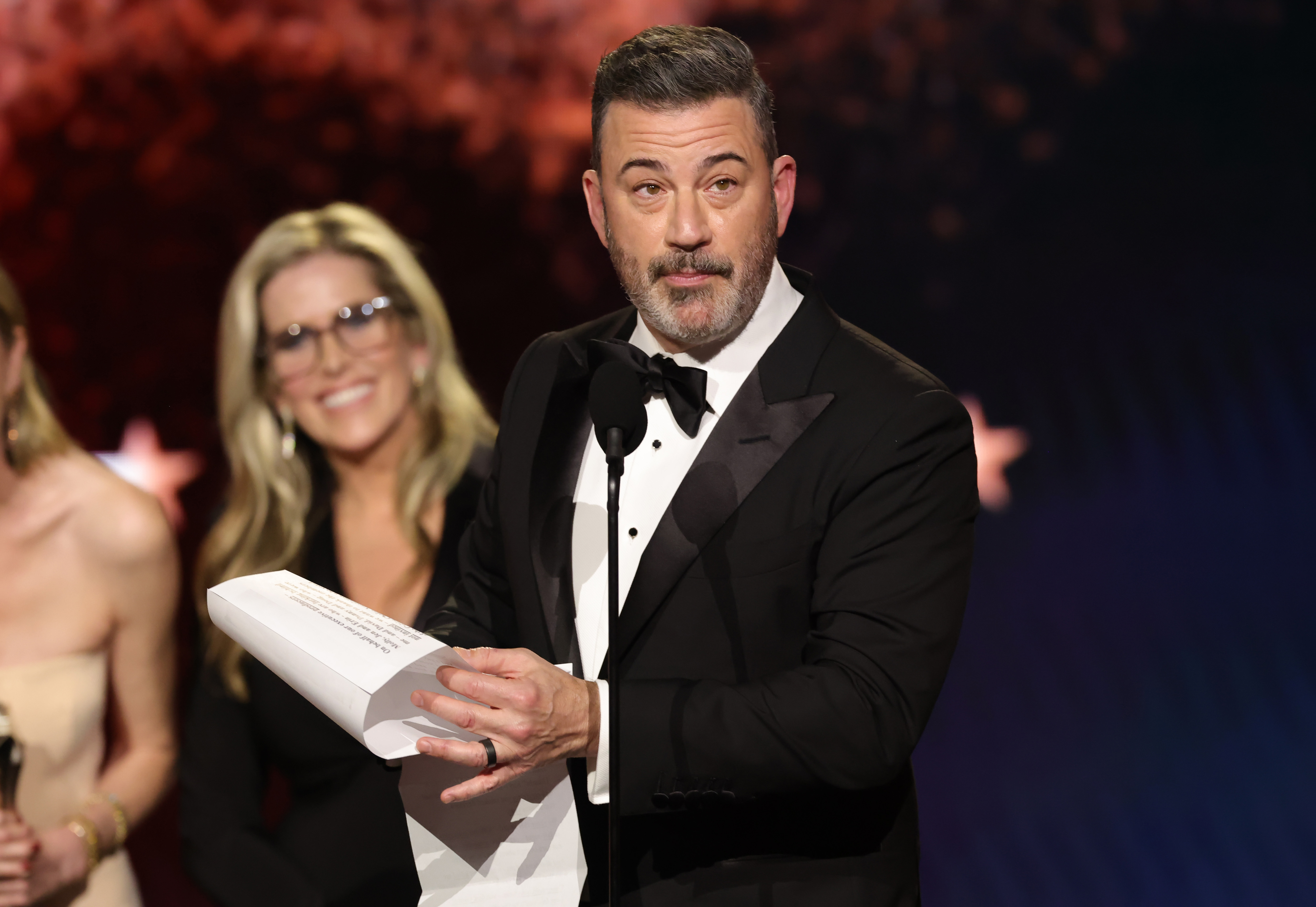 SANTA MONICA, CALIFORNIA - JANUARY 04: Jimmy Kimmel, winner of the Best Talk Show Award for