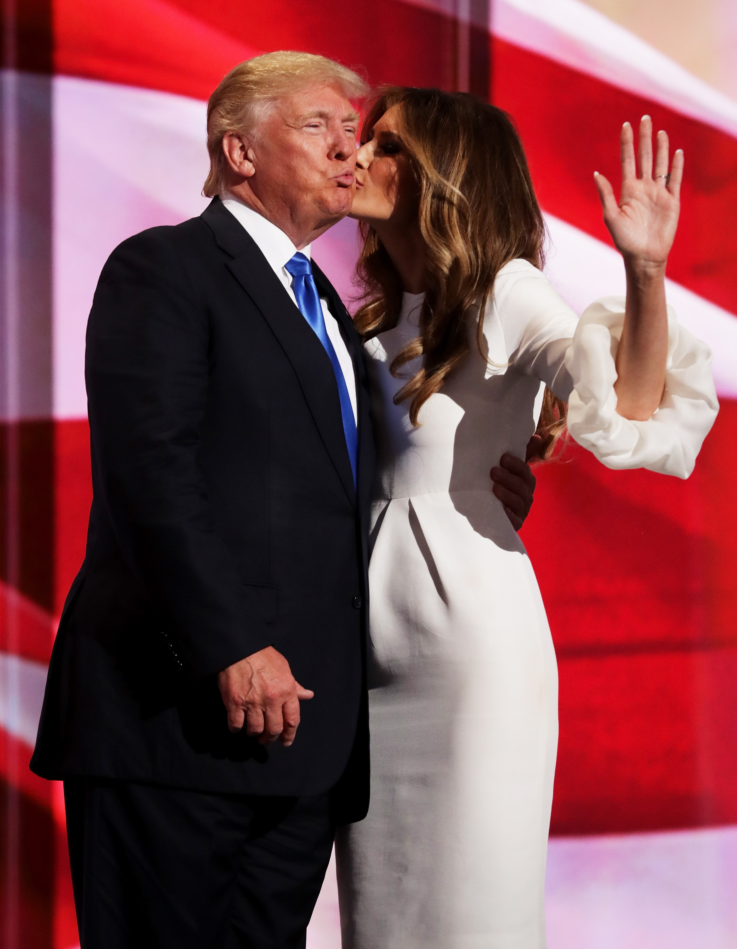 CLEVELAND, OH - JULY 18:  on the first day of the Republican National Convention on July 18, 2016 at the Quicken Loans Arena in Cleveland, Ohio. An estimated 50,000 people are expected in Cleveland, including hundreds of protesters and members of the media. The four-day Republican National Convention kicks off on July 18. (Photo by Chip Somodevilla/Getty Images)