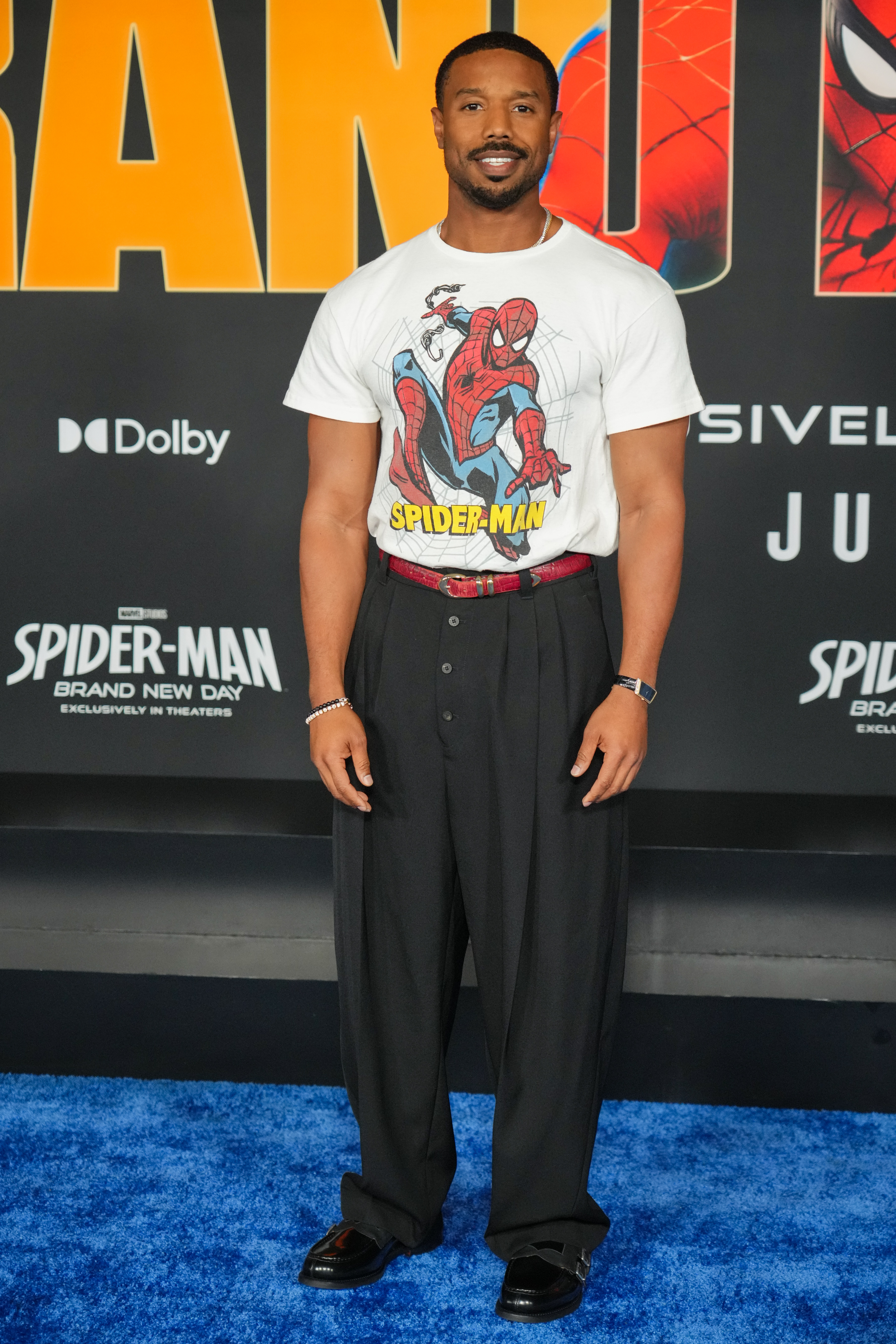 Michael B. Jordan arrives at the premiere of