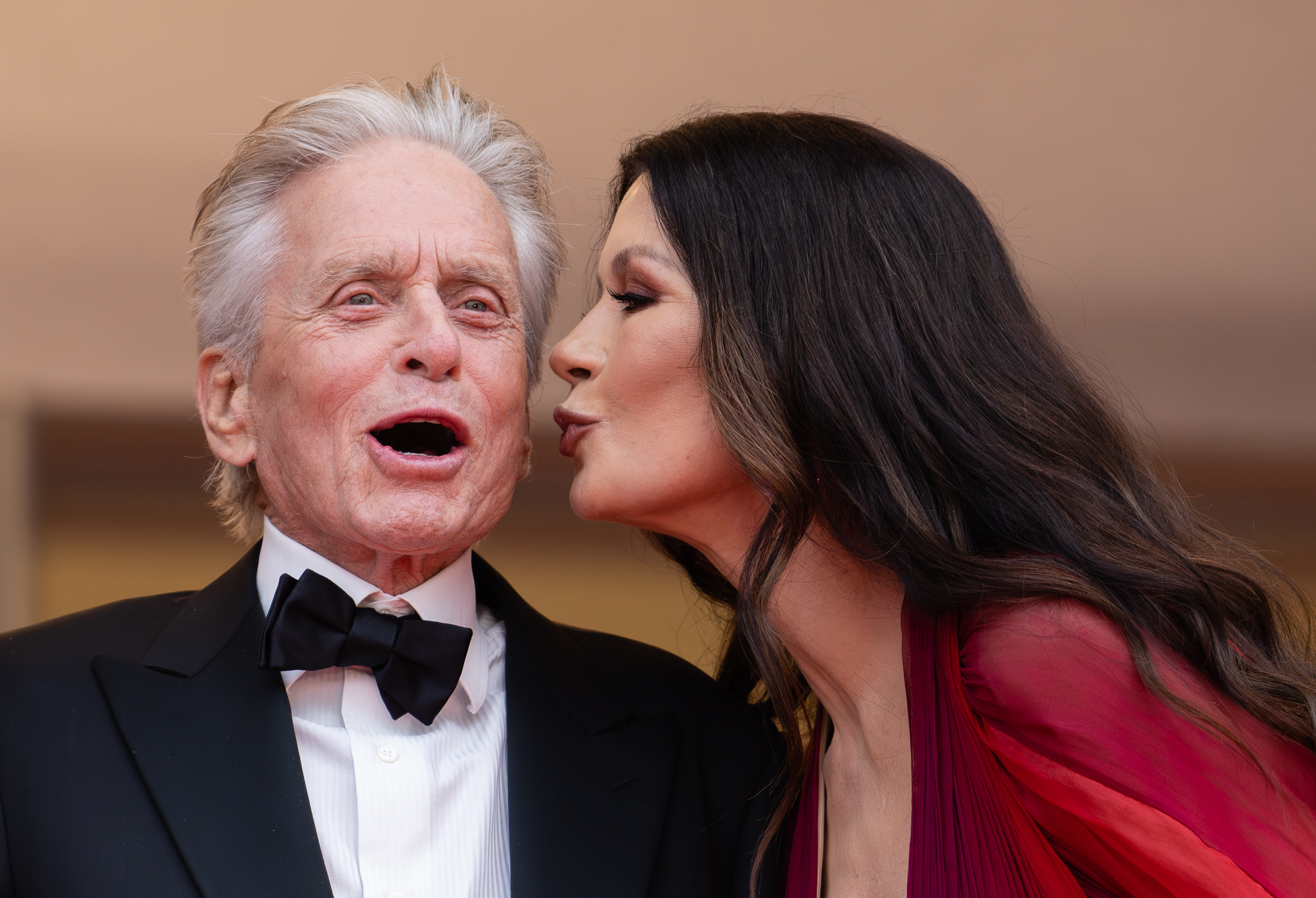 CANNES, FRANCE - MAY 16:   Michael Douglas and Catherine Zeta-Jones attend the