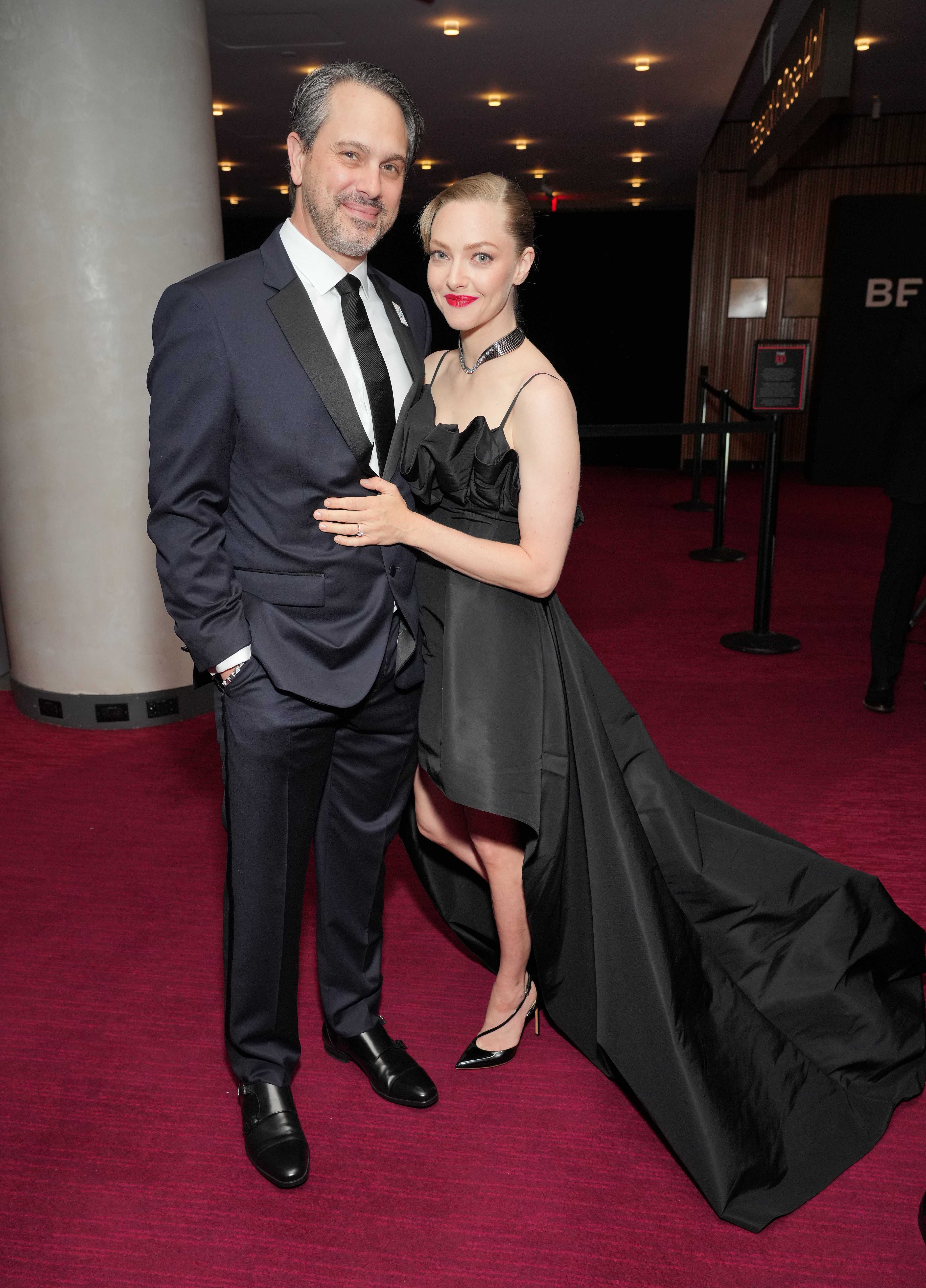 Thomas Sadoski and Amanda Seyfried attend the 2022 TIME100 Gala on June 08, 2022 in New York City.