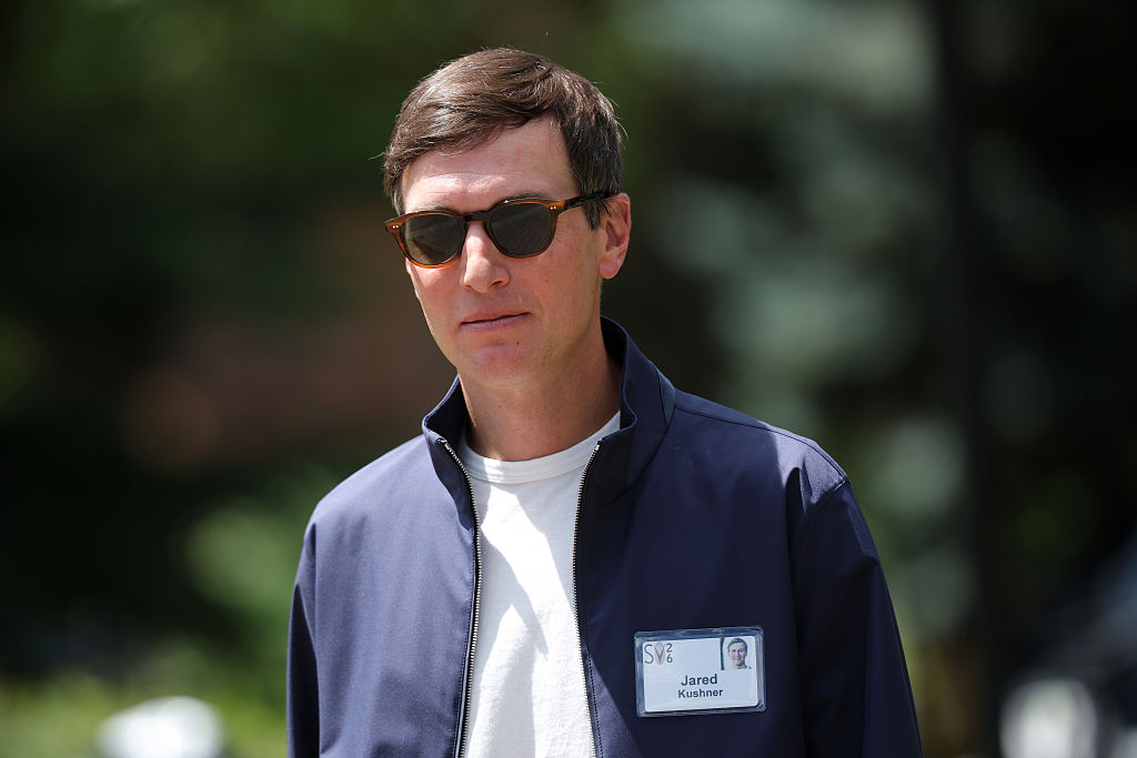 SUN VALLEY, IDAHO - JULY 09: Founder and CEO of Affinity Partners Jared Kushner attends the Allen & Company Sun Valley Conference at the Sun Valley Lodge on July 9, 2026 in Sun Valley, Idaho. Every year, some of the world's wealthiest and most powerful figures from the media, finance, technology, and political spheres converge at the Sun Valley Resort for the exclusive week-long conference hosted by boutique investment bank Allen & Co. (Photo by Kevin Dietsch/Getty Images)