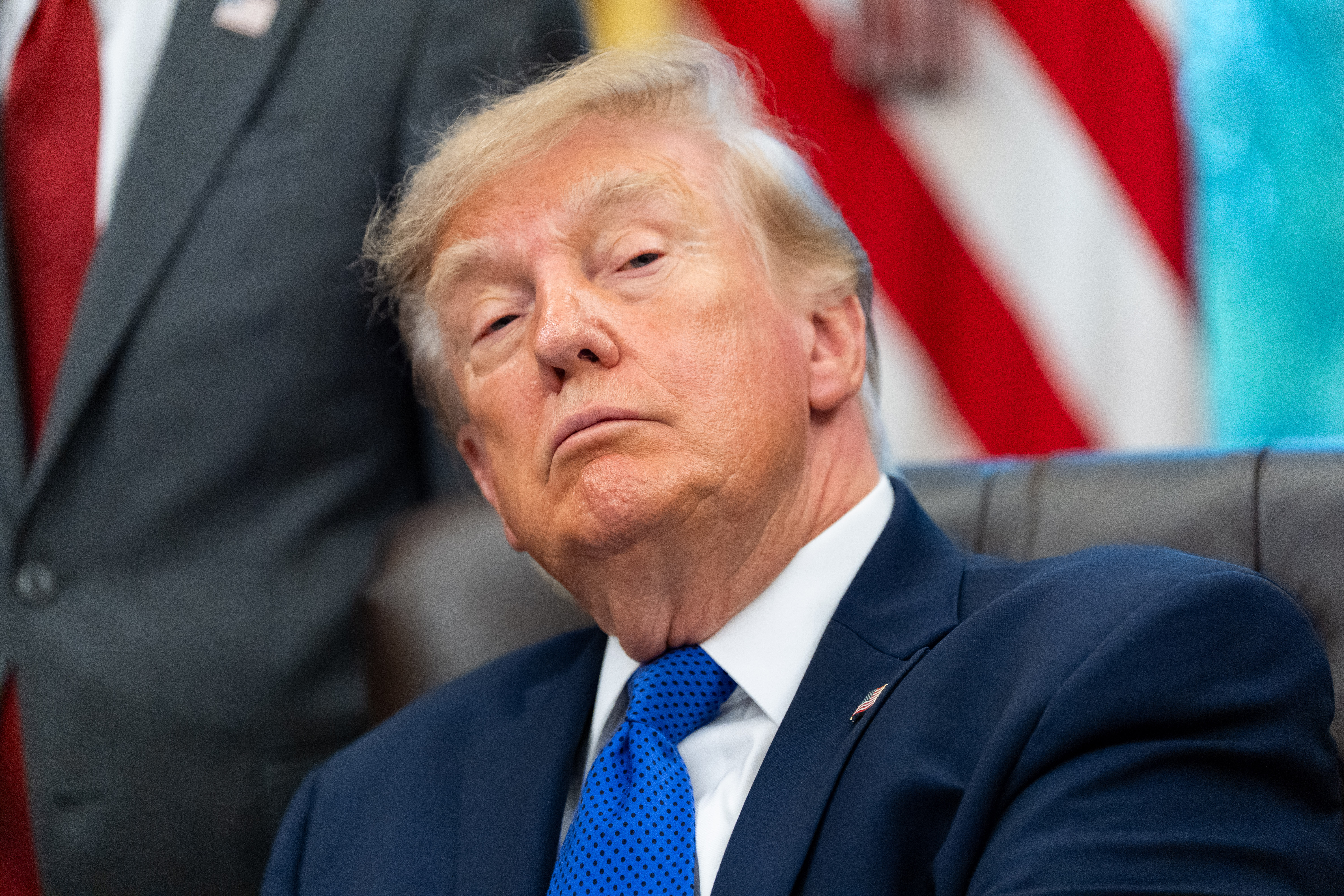 President Donald Trump speaks in the Oval Office of the White House, Monday, Sept 28, 2026, in Washington (AP Photo/Alex Brandon)