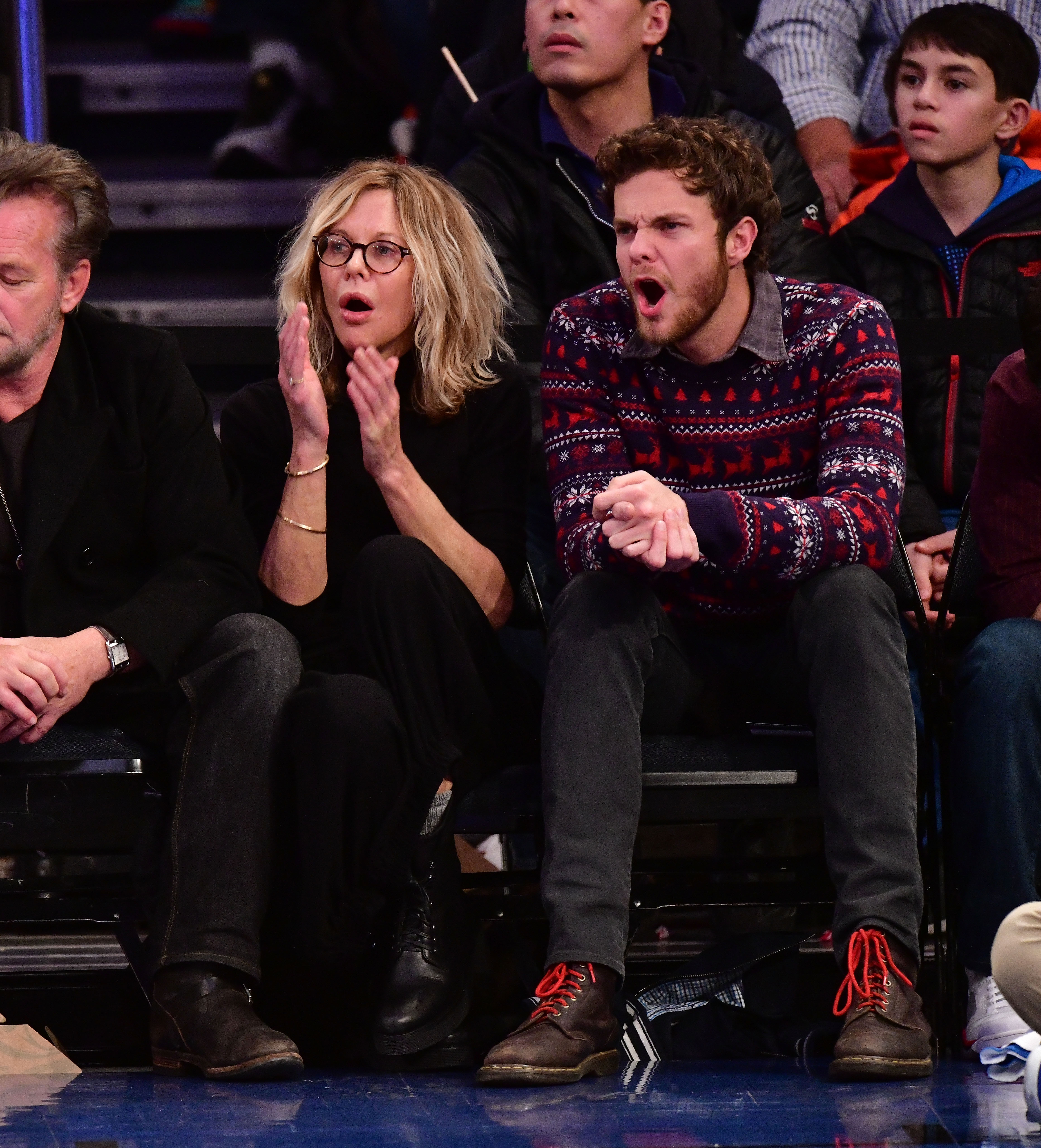 <<enter caption here>> at Madison Square Garden on December 25, 2017 in New York City.