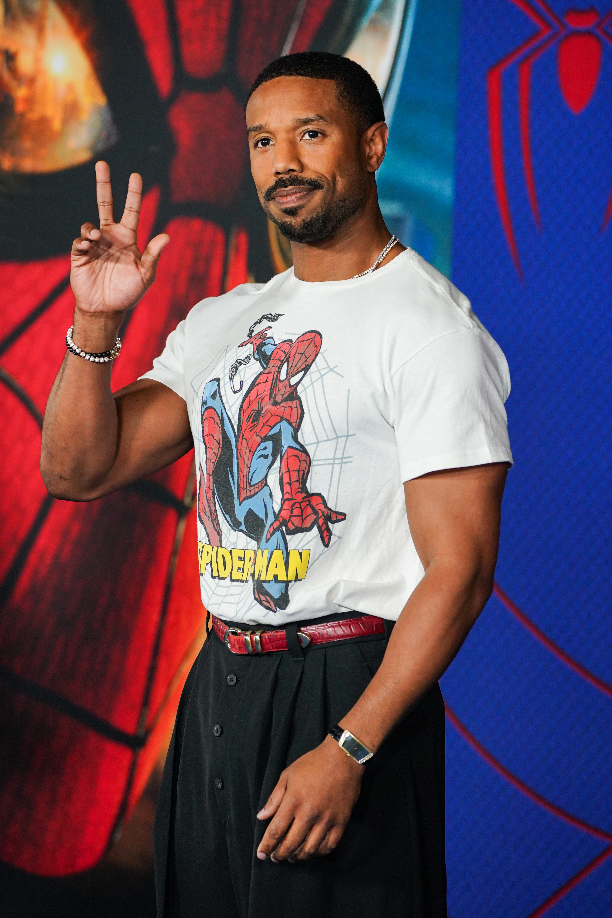 Michael B. Jordan arrives at the premiere of