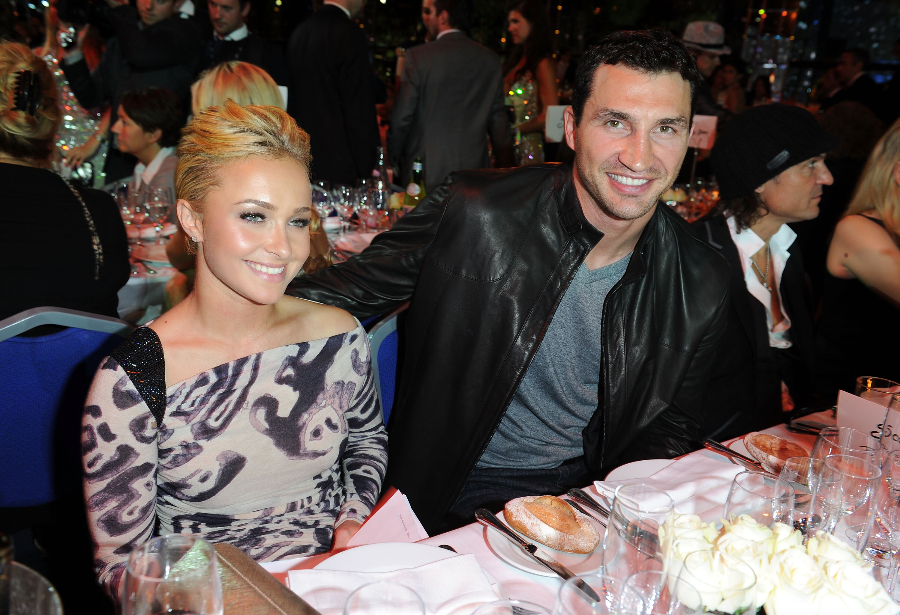 MONTE CARLO, MONACO - MAY 18: Actress Hayden Panettiere (L) and Wladimir Klitschko attend the World Music Awards 2010 at the Sporting Club on May 18, 2010 in Monte Carlo, Monaco. (Photo by Venturelli/WireImage)