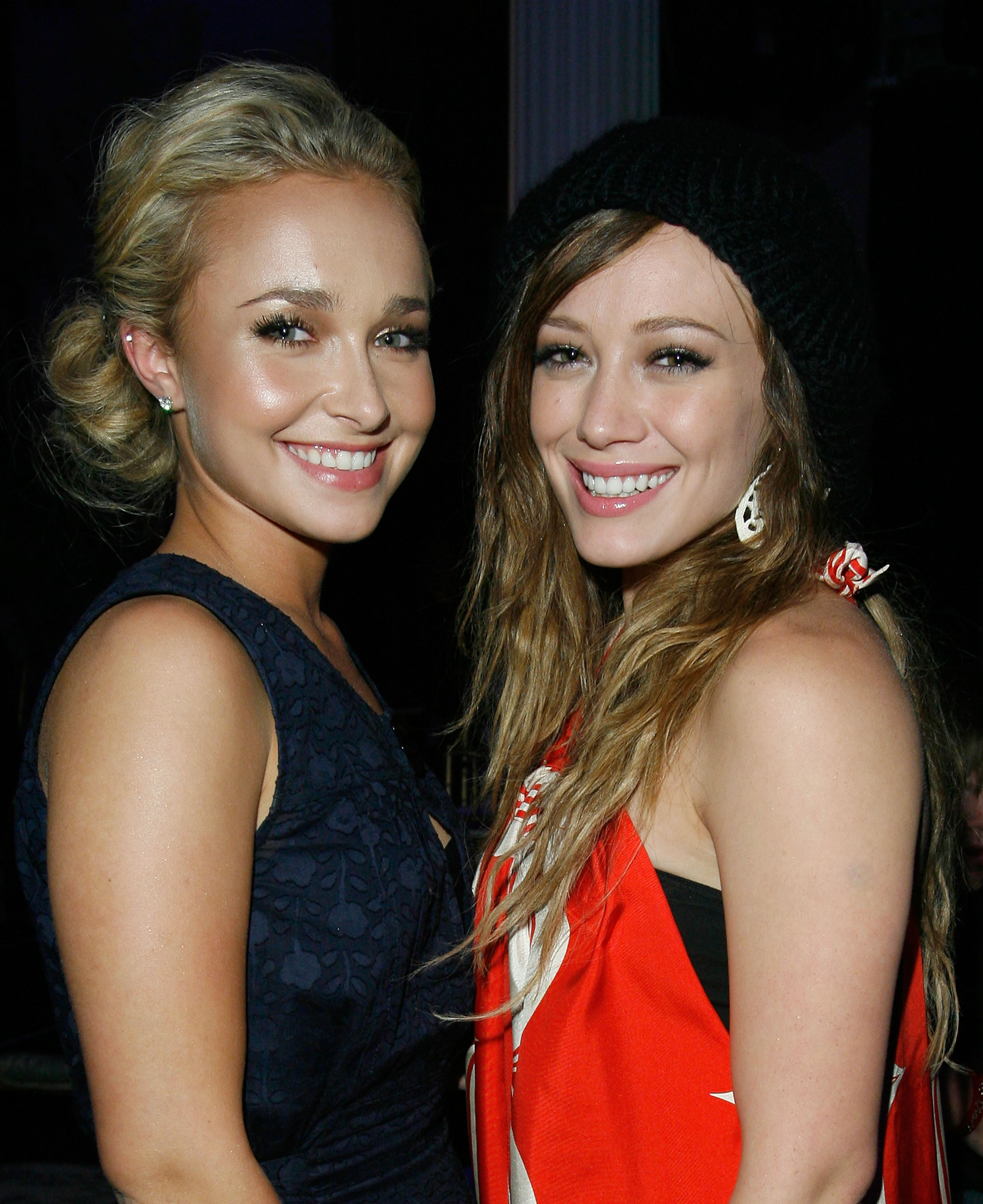 LOS ANGELES, CA - SEPTEMBER 20: Actress Hayden Panettiere and singer Hilary Duff inside the Teen Vogue Young Hollywood at Vibiana on September 20, 2007 in Los Angeles, California.  (Photo by Donato Sardella/WireImage)