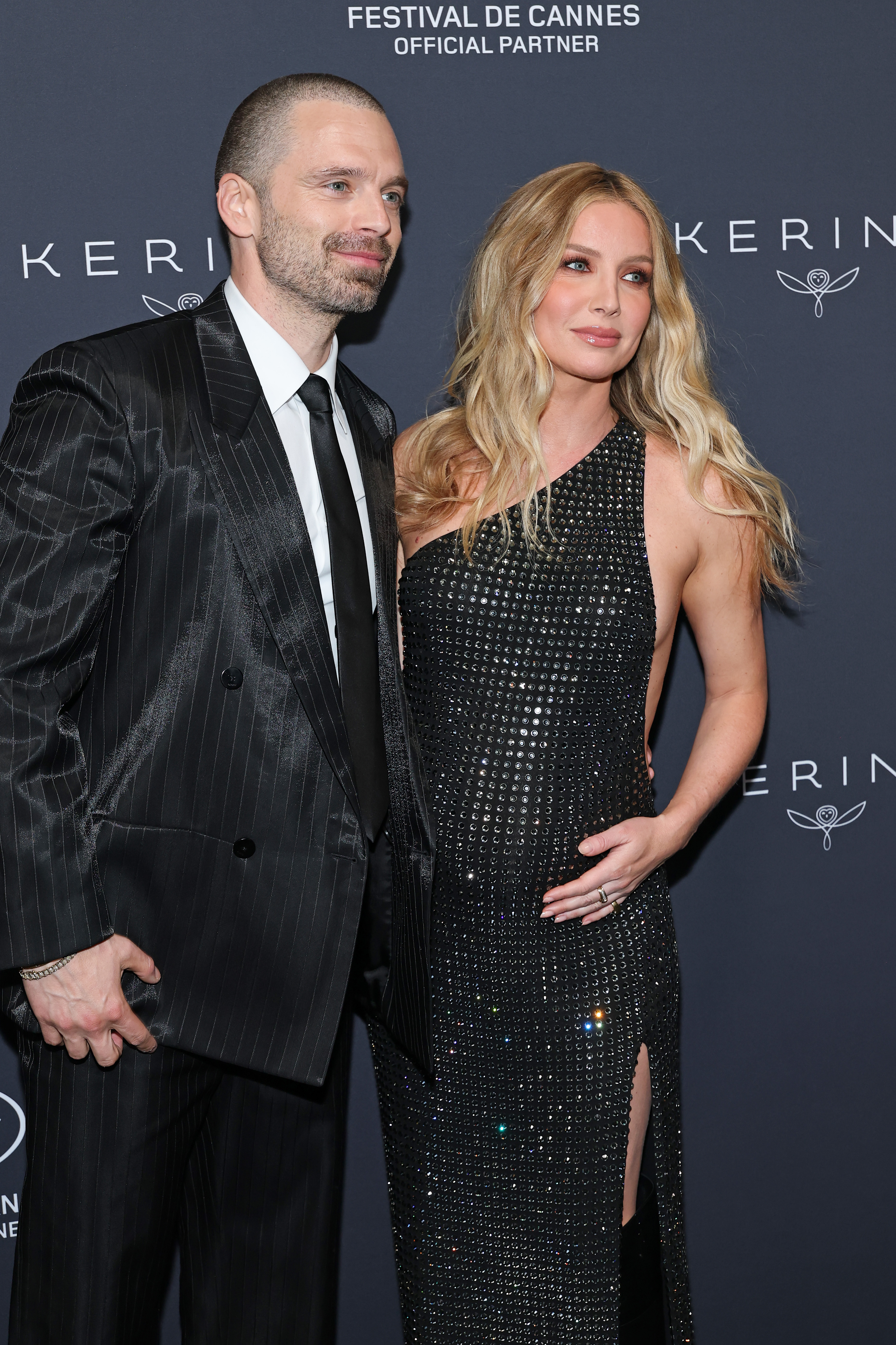 CANNES, FRANCE - MAY 17: Sebastian Stan and Annabelle Wallis attend the 2026 Kering Women in Motion Awards during the 79th annual Cannes Film Festival at Place de la Castre on May 17, 2026 in Cannes, France. (Photo by Amy Sussman/Getty Images)