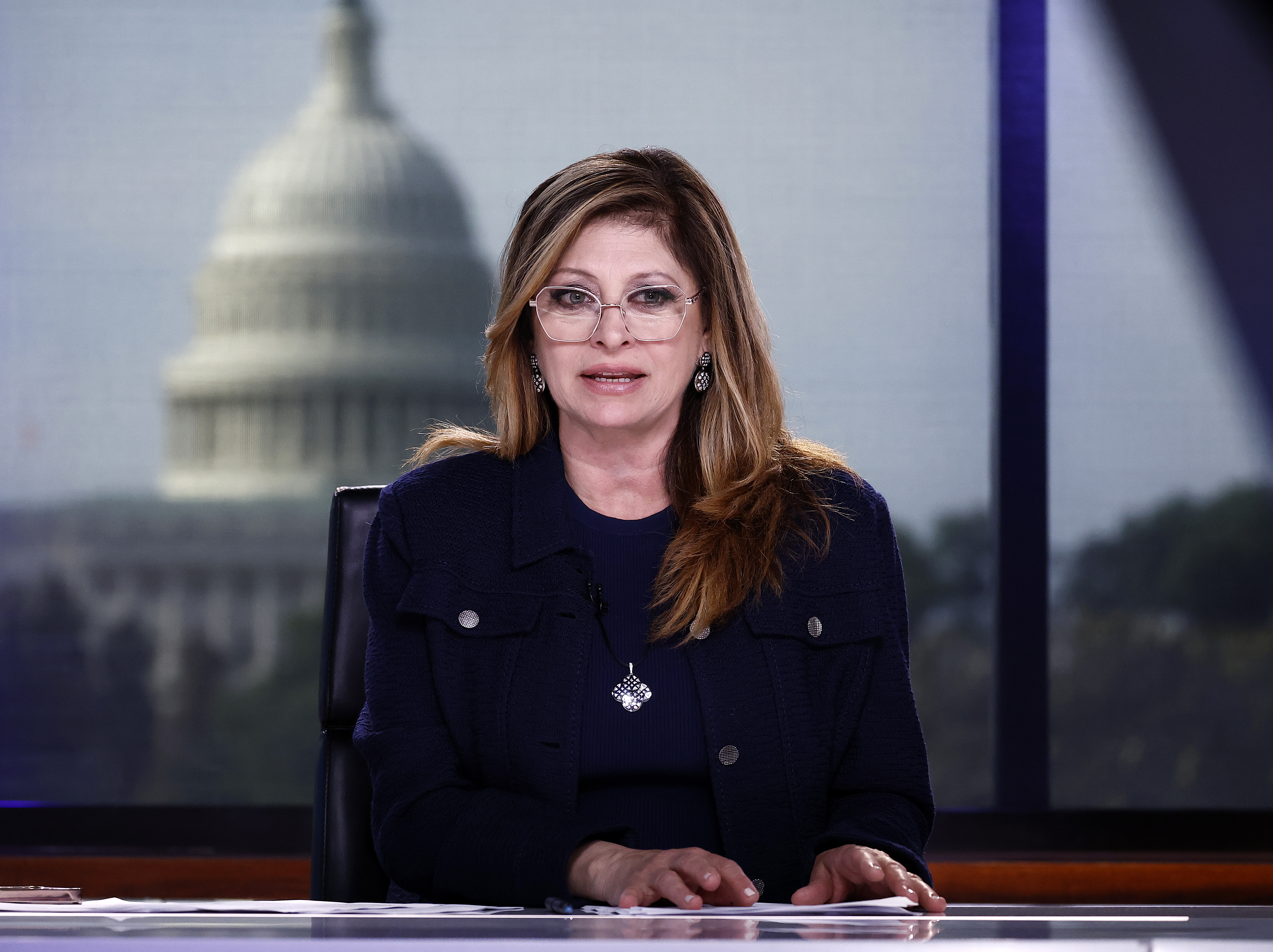 WASHINGTON, DC - JUNE 09:  Anchor Maria Bartiromo during FOX Business Network's