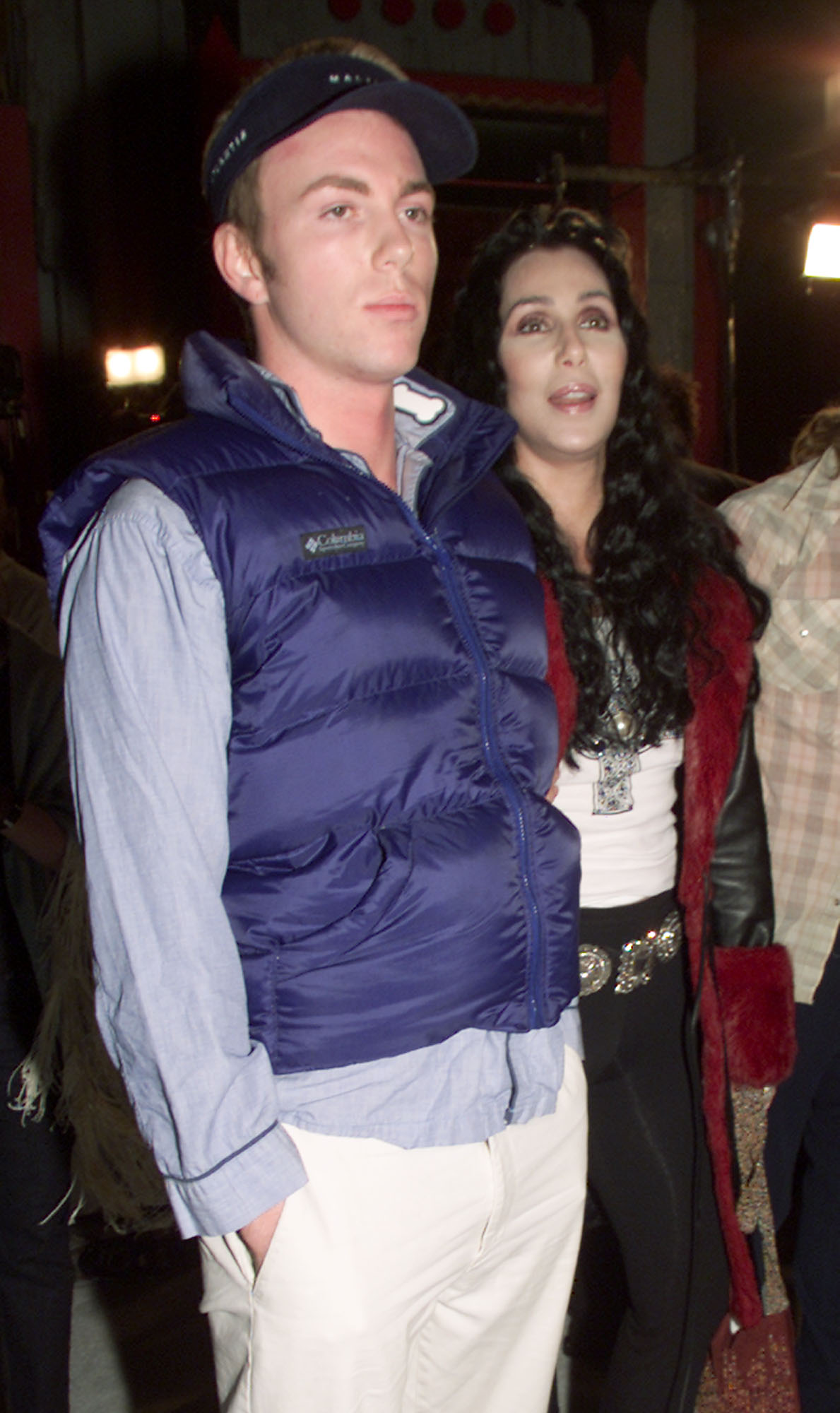 Cher and her son Elijah Blue at the premiere of 'Blow' at the Chinese Theater in Los Angeles, Ca. 3/29/01. Photo by Kevin Winter/Getty Images.
