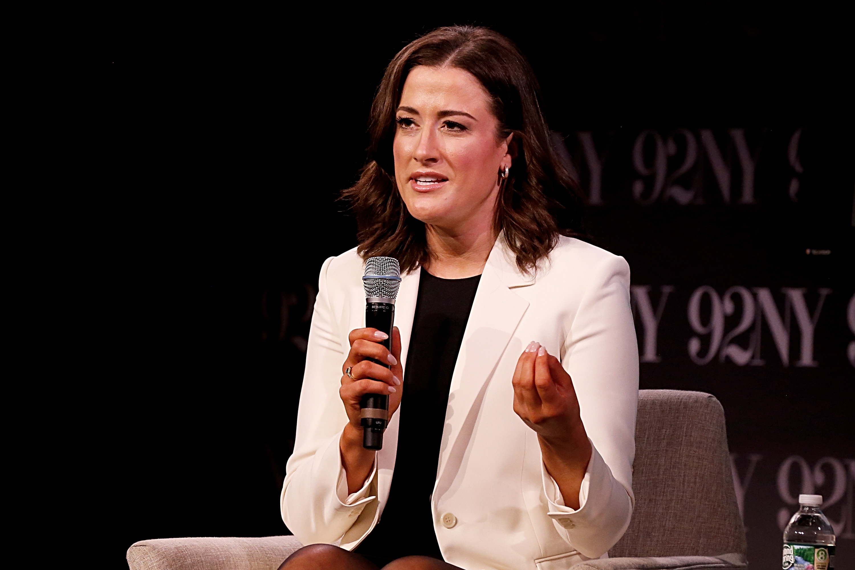 NEW YORK, NEW YORK - OCTOBER 30: Cassidy Hutchinson attends a conversation with Alyssa Farah Griffin at The 92nd Street Y, New York on October 30, 2023 in New York City. (Photo by Dominik Bindl/Getty Images)