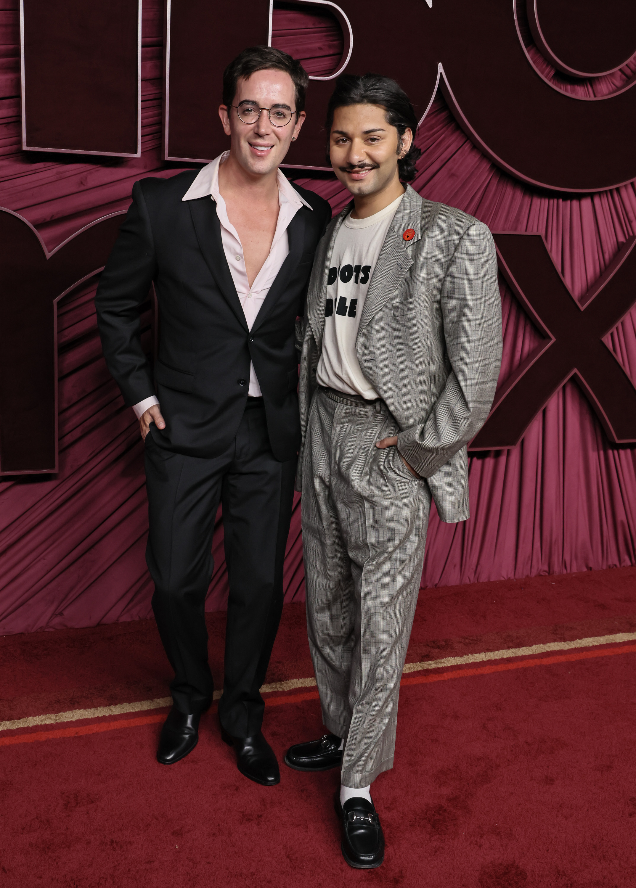 WEST HOLLYWOOD, CALIFORNIA - SEPTEMBER 14: (L-R) David Watson and Mark Indelicato attends HBO Max's Post-Emmy reception at San Vicente Bungalows on September 14, 2025 in West Hollywood, California. (Photo by Rodin Eckenroth/WireImage)