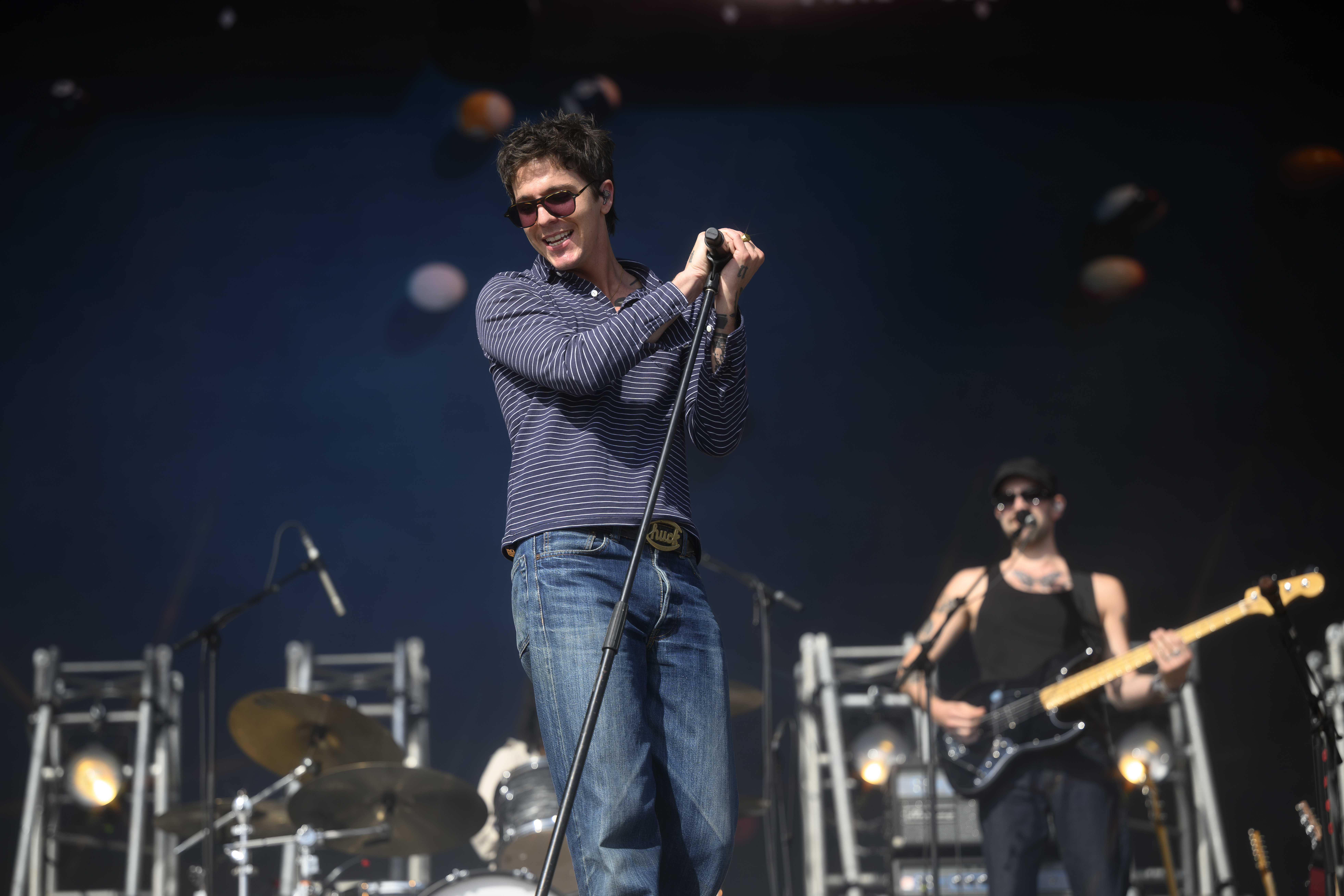 PARIS, FRANCE - JUNE 07: Tucker Pillsbury, known professionally as Role Model performs live on stage during Day Three of the