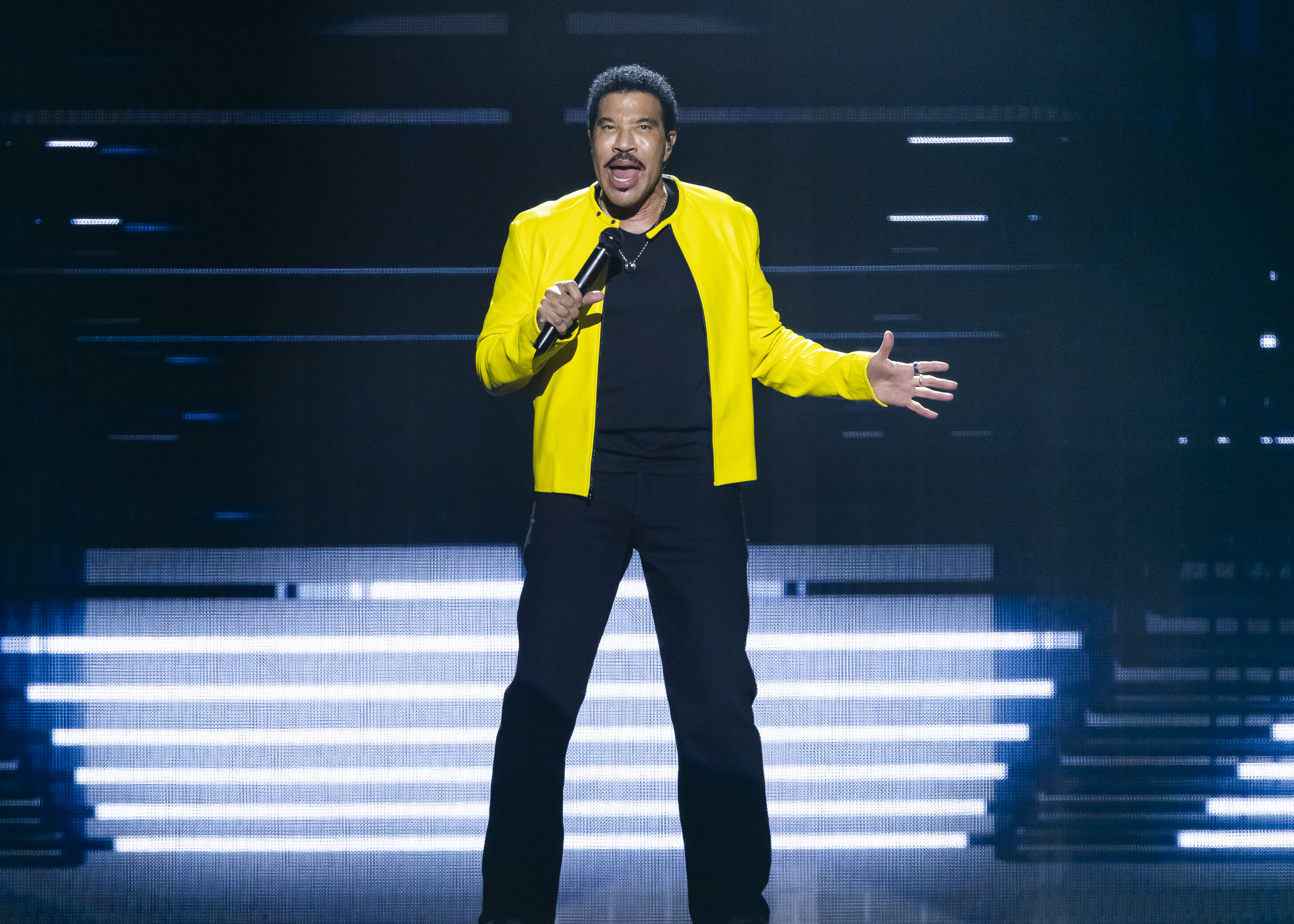 DETROIT, MICHIGAN - JULY 01: Lionel Richie performs at Little Caesars Arena on July 01, 2026 in Detroit, Michigan. (Photo by Scott Legato/Getty Images)