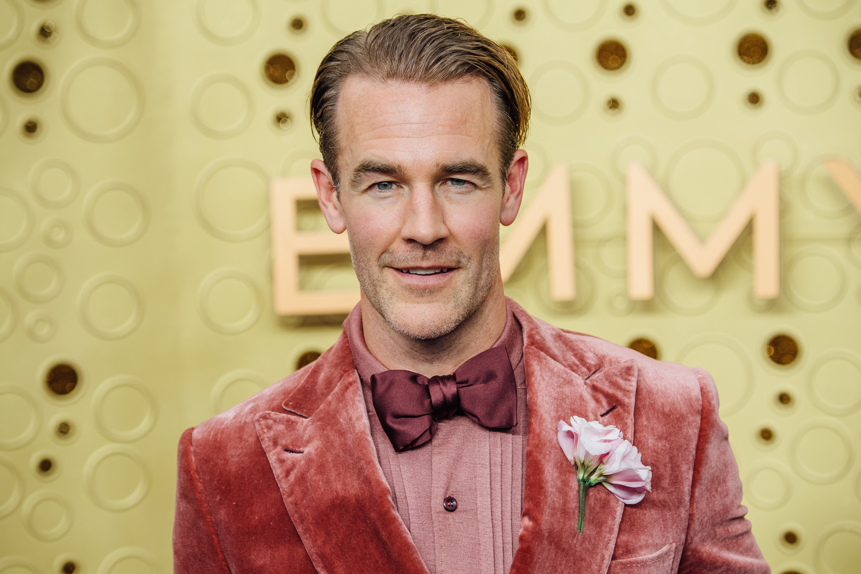 LOS ANGELES, CALIFORNIA - SEPTEMBER 22: (EDITORS NOTE: Image has been edited using digital filters) James Van der Beek arrives at the 71st Emmy Awards at Microsoft Theater on September 22, 2019 in Los Angeles, California. (Photo by Emma McIntyre/Getty Images)