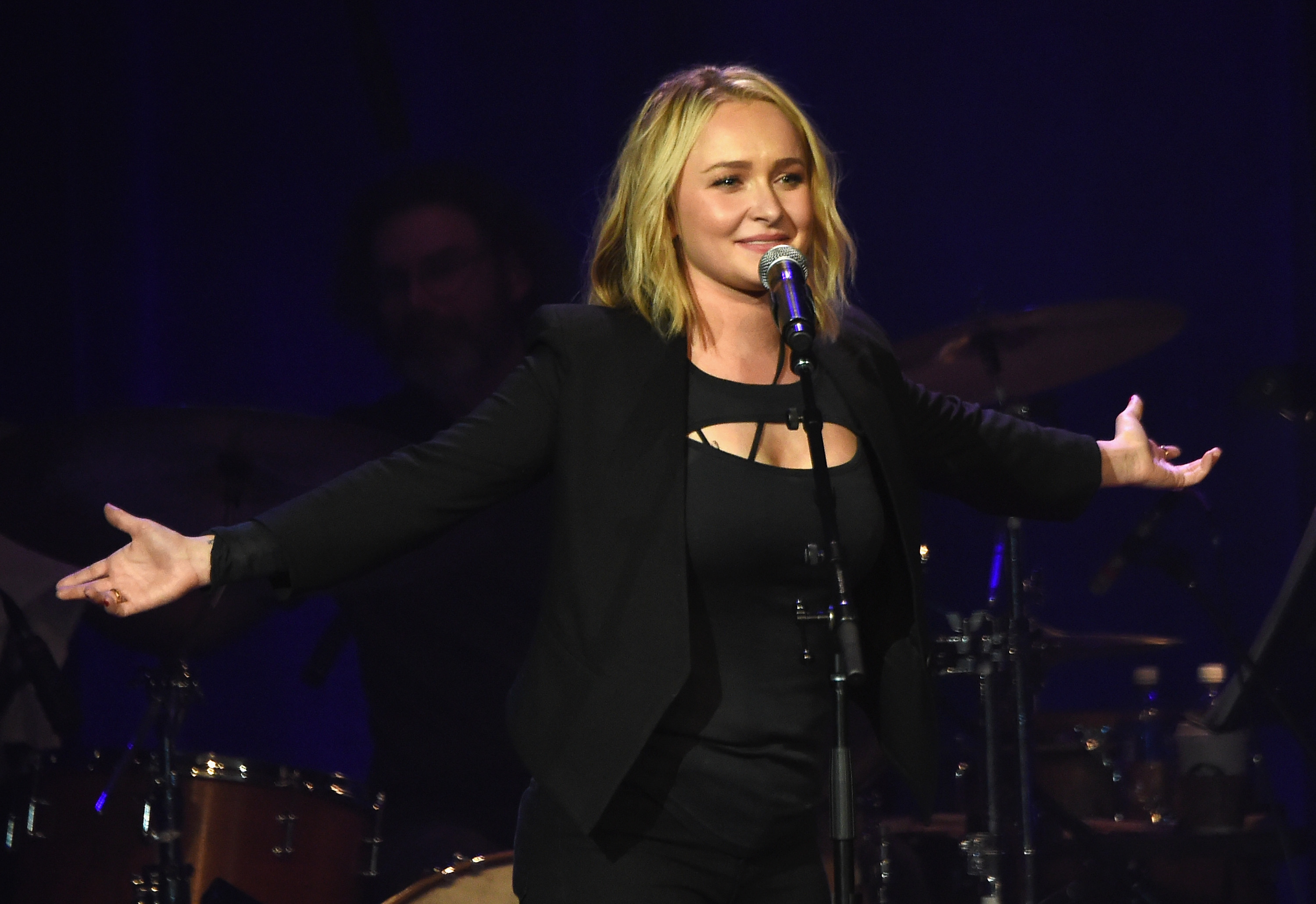 NASHVILLE, TN - FEBRUARY 15: Hayden Panettiere (ABC's Nashville) performs during