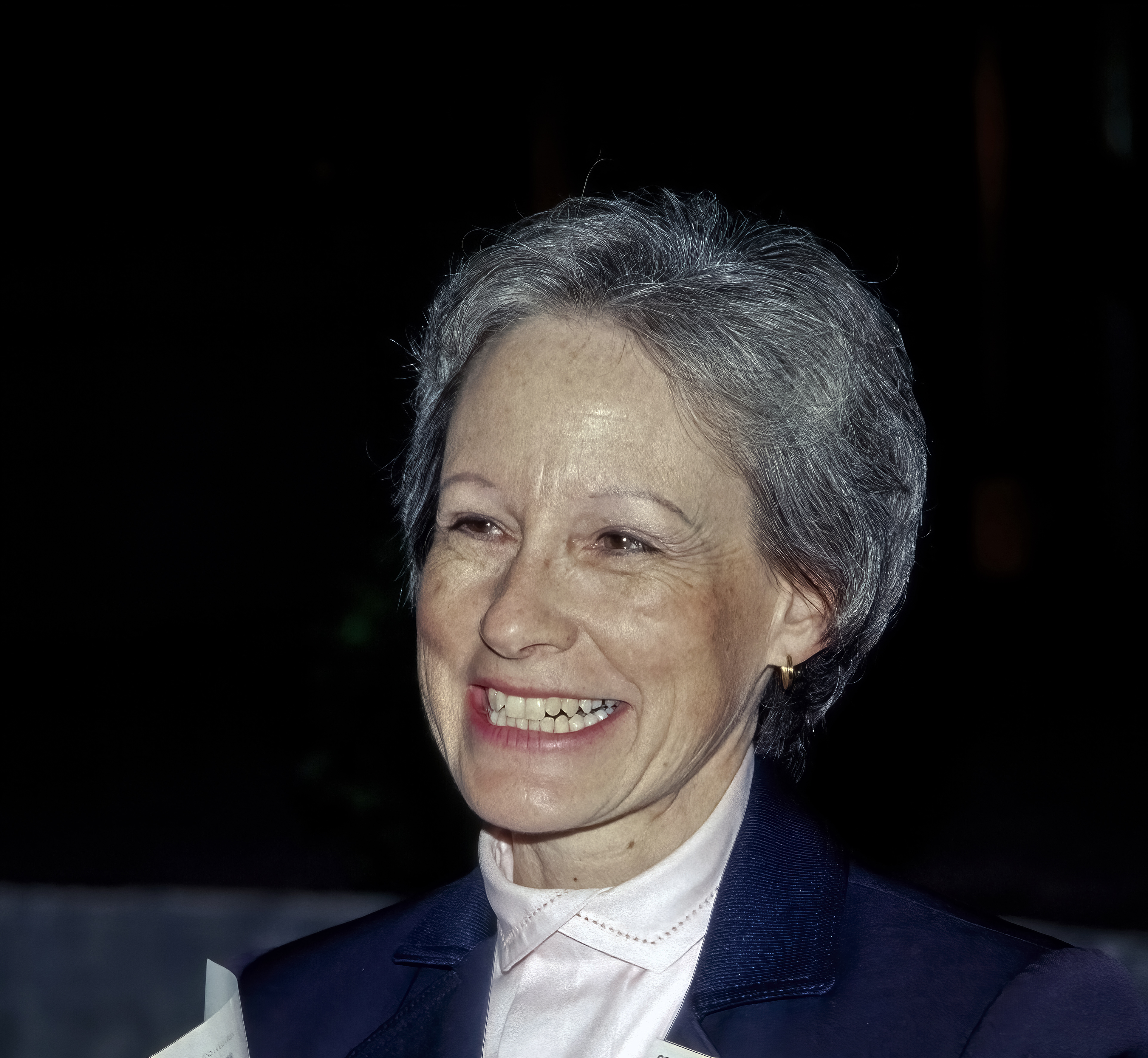 Nancy Landon Kassebaum Baker is an American politician who represented the State of Kansas in the United States Senate from 1978 to 1997. She is the widow of former Senator and diplomat Howard Baker. She was the first woman ever elected to a full term in the Senate without her husband having previously served in Congress.
Washington, DC. May 22, 1987 (Photo by Mark Reinstein/Corbis via Getty Images)