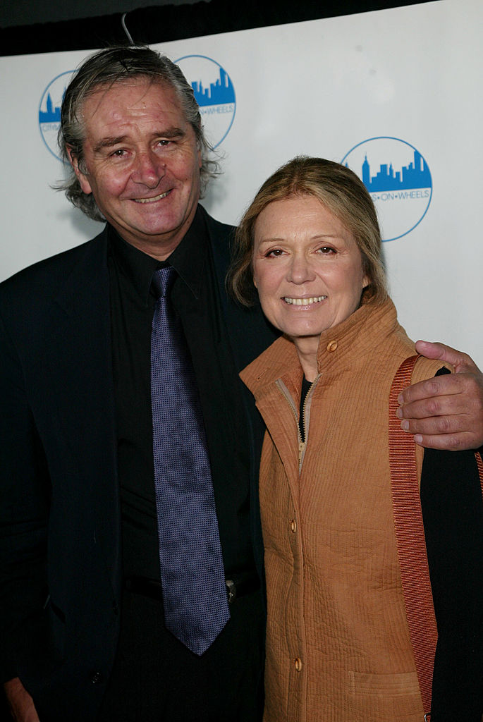 Gloria Steinem and husband David Bale attending Citymeals-On-Wheels 16th Annual Power Lunch for Women at the Rainbow Room in New York City. November 18, 2002. Photo by Evan Agostini/ImageDirect.