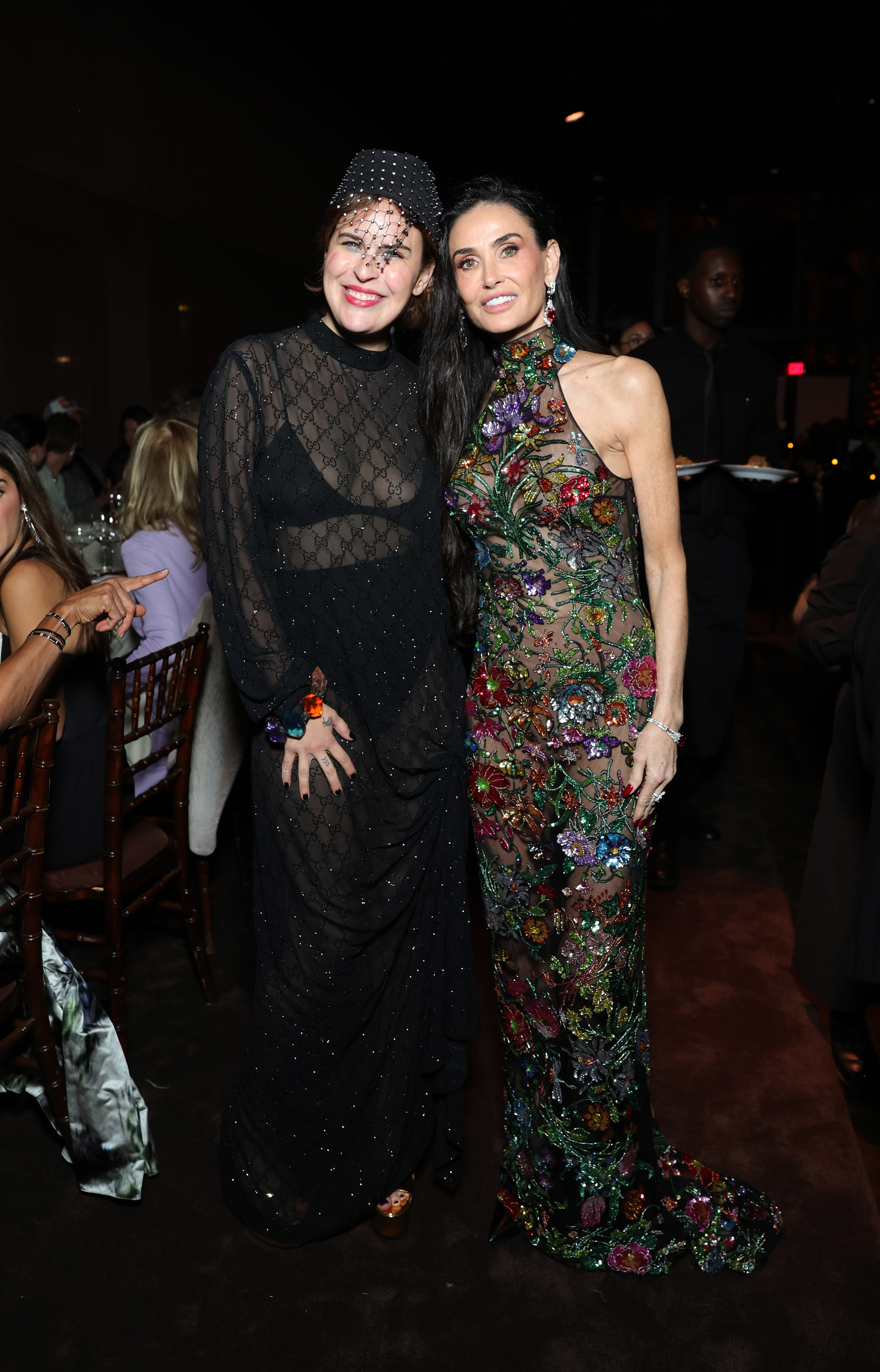 LOS ANGELES, CALIFORNIA - NOVEMBER 01: (L-R) Tallulah Willis and Demi Moore attend the 2025 LACMA Art+Film Gala, Presented By Gucci at Los Angeles County Museum of Art on November 01, 2025 in Los Angeles, California. (Photo by Stefanie Keenan/Getty Images for LACMA)