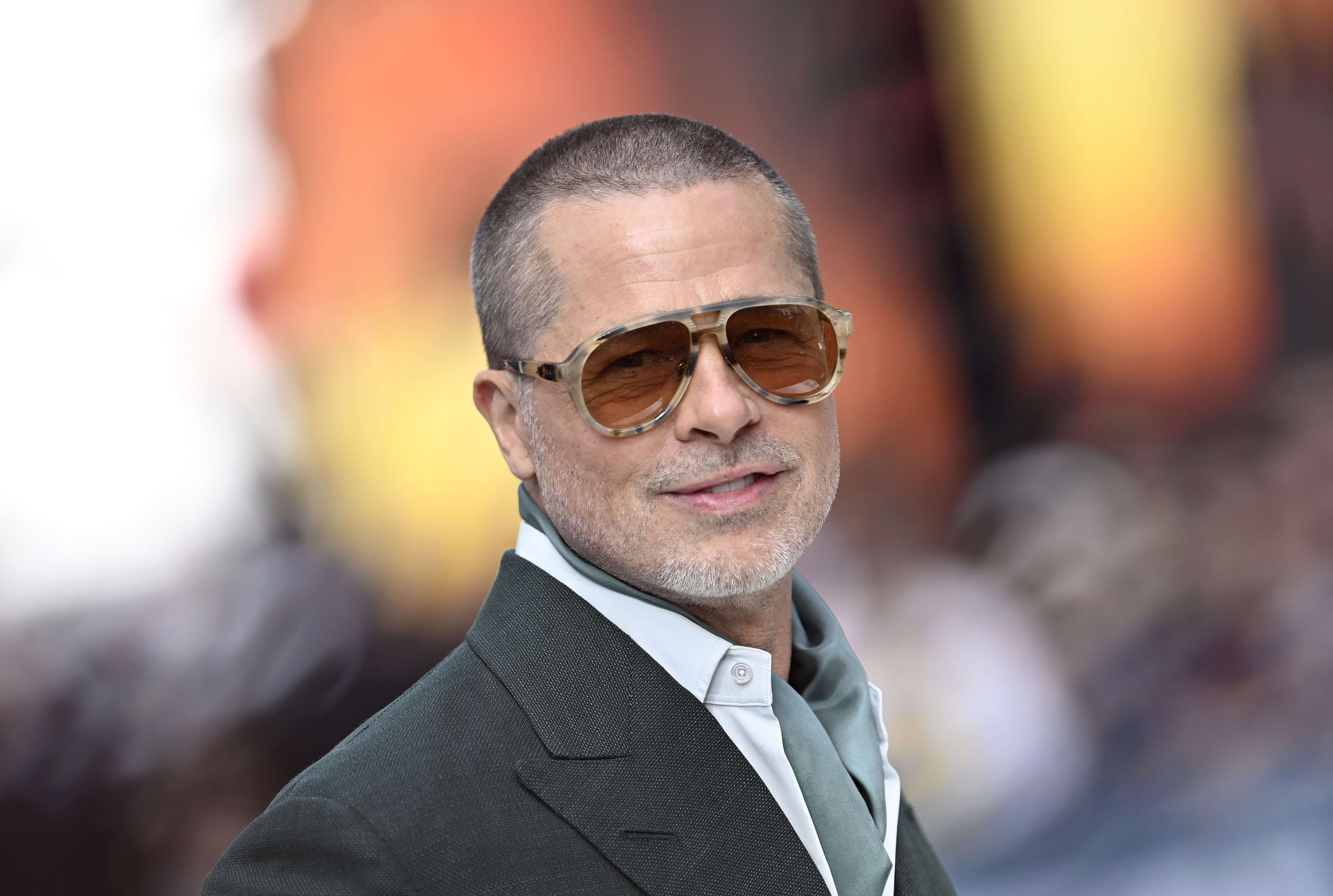 LONDON, ENGLAND - JUNE 23: Brad Pitt attends the
