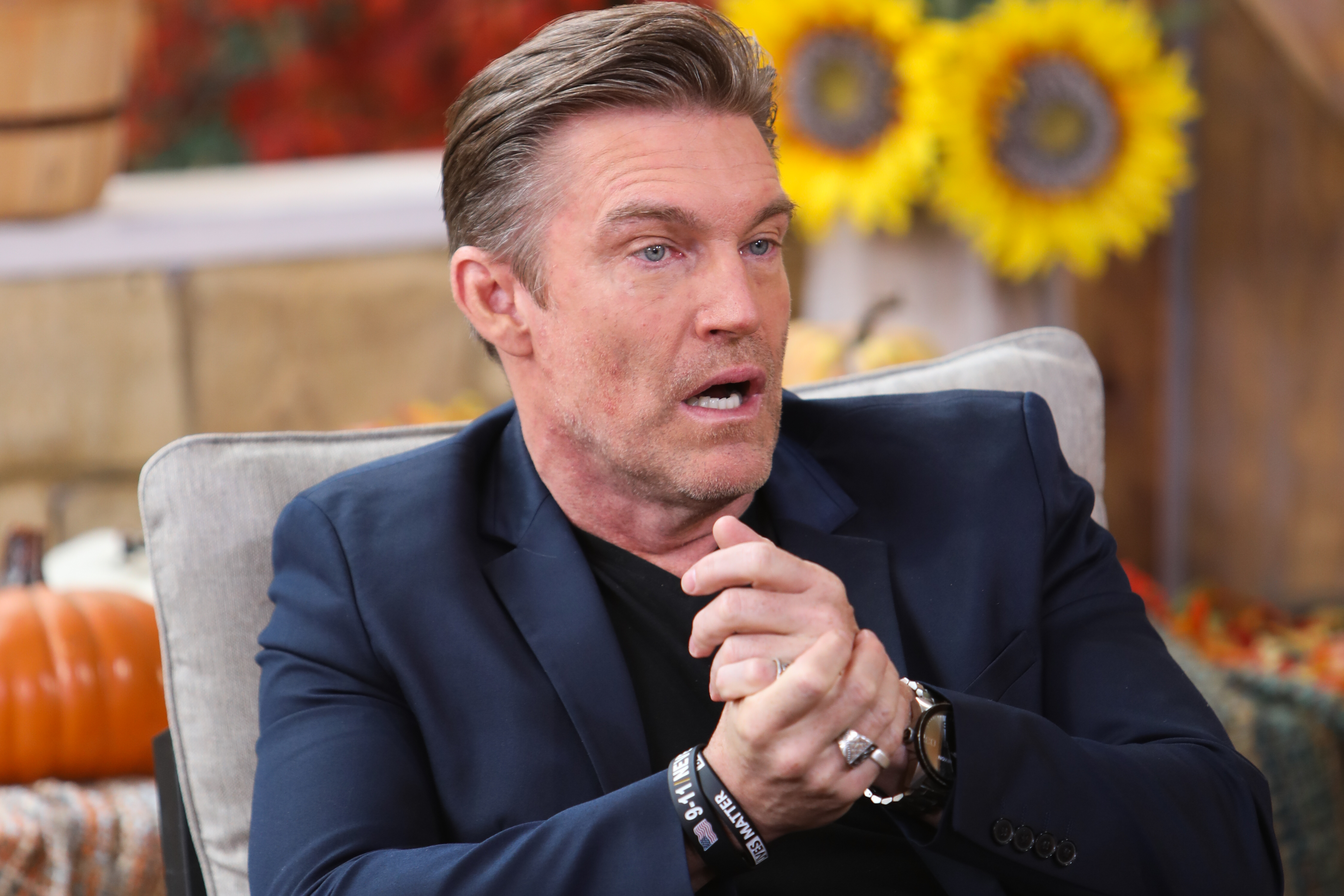 UNIVERSAL CITY, CALIFORNIA - SEPTEMBER 11: Actor Judson Mills visits Hallmark Channel's