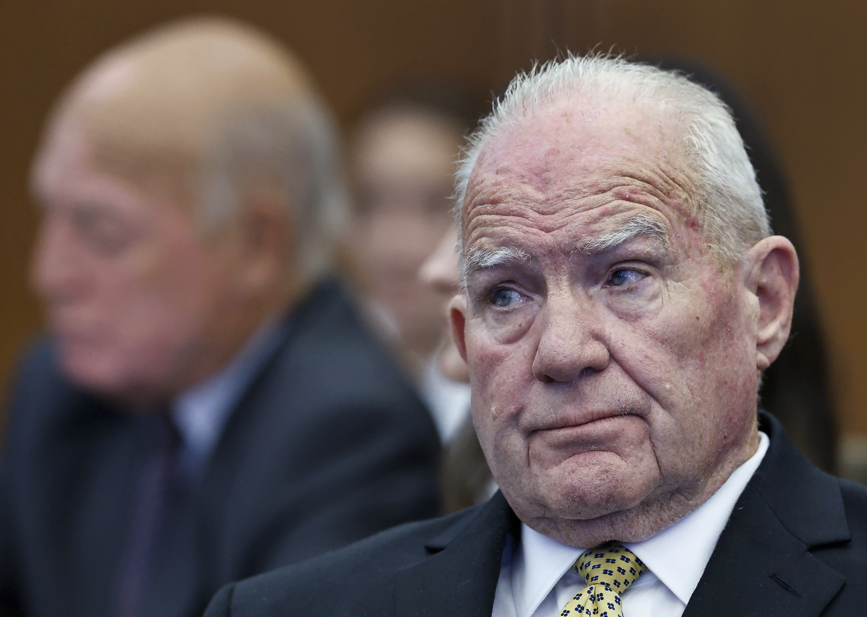 Attorney Kevin Reddington listens during a hearing set to determine the next steps after a mistrial was declared on Sept. 4th, in Plymouth, Mass. on Tuesday, Sept. 29, 2026. (Greg Derr/The Patriot Ledger via AP, Pool)