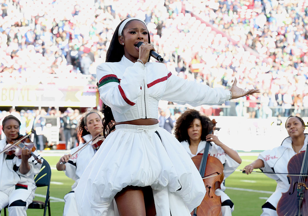 SANTA CLARA, CALIFORNIA - FEBRUARY 08: Coco Jones performs