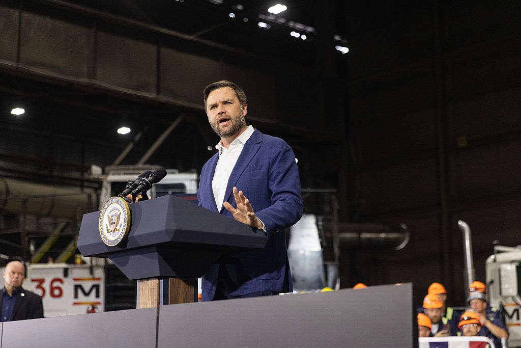 Vice President JD Vance visits Metallus in Canton, OH on July 28, 2025.