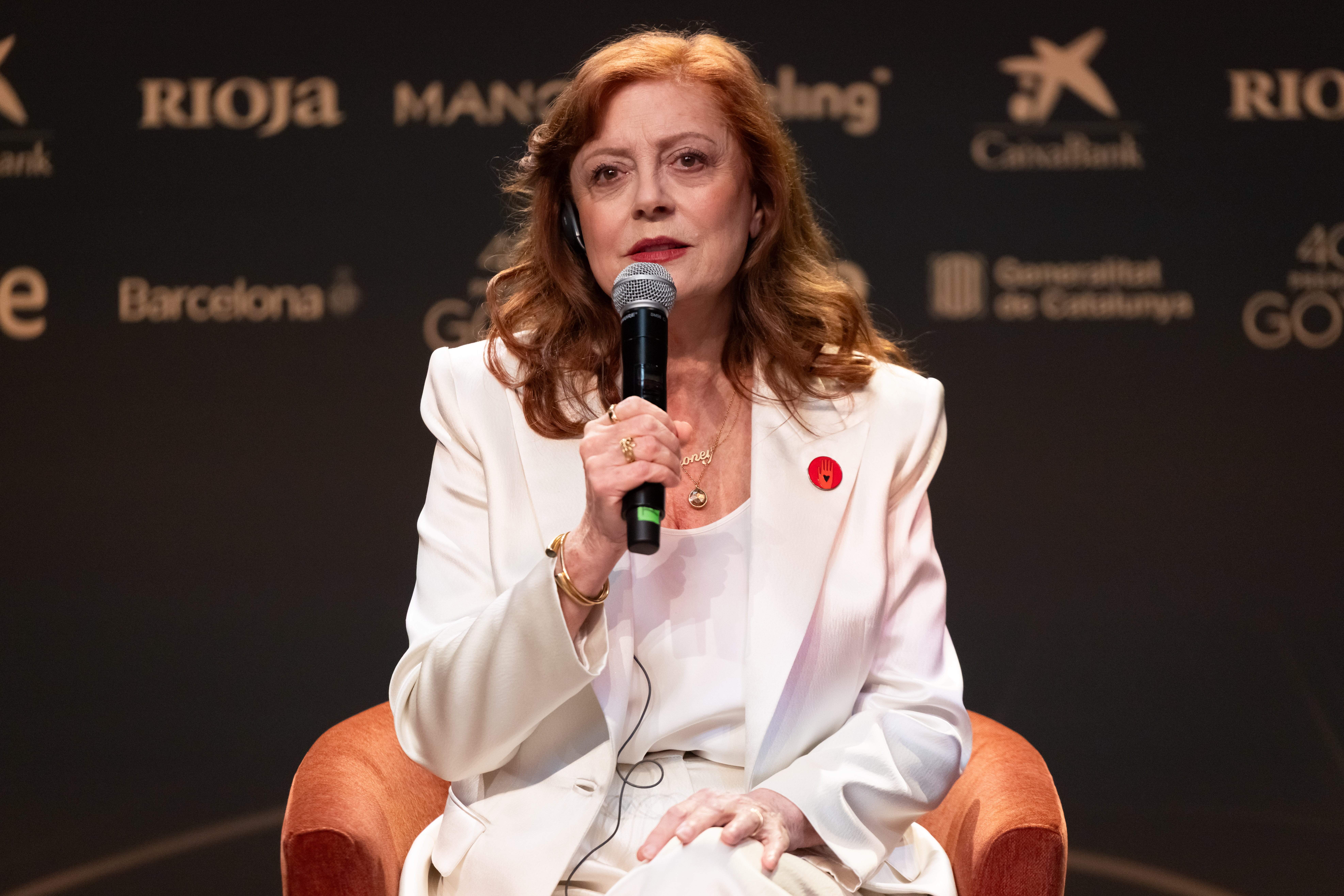 BARCELONA, SPAIN - FEBRUARY 27: Susan Sarandon attends the Goya International Award 2026 photocall ahead of the the 40th Goya Cinema Awards 2026 at El Born Museum on February 27, 2026 in Barcelona, Spain. (Photo by Aldara Zarraoa/Getty Images)