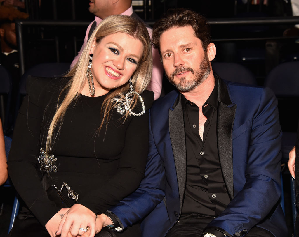 Kelly Clarkson and Brandon Blackstock attend the 2018 CMT Music Awards at Bridgestone Arena on June 6, 2018 in Nashville, Tennessee. (Photo by Jeff Kravitz/FilmMagic)