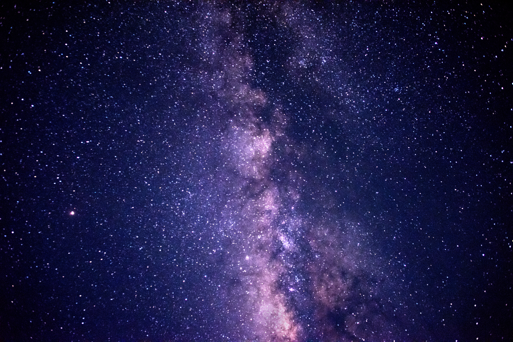 A ground-based view of the Milky Way.