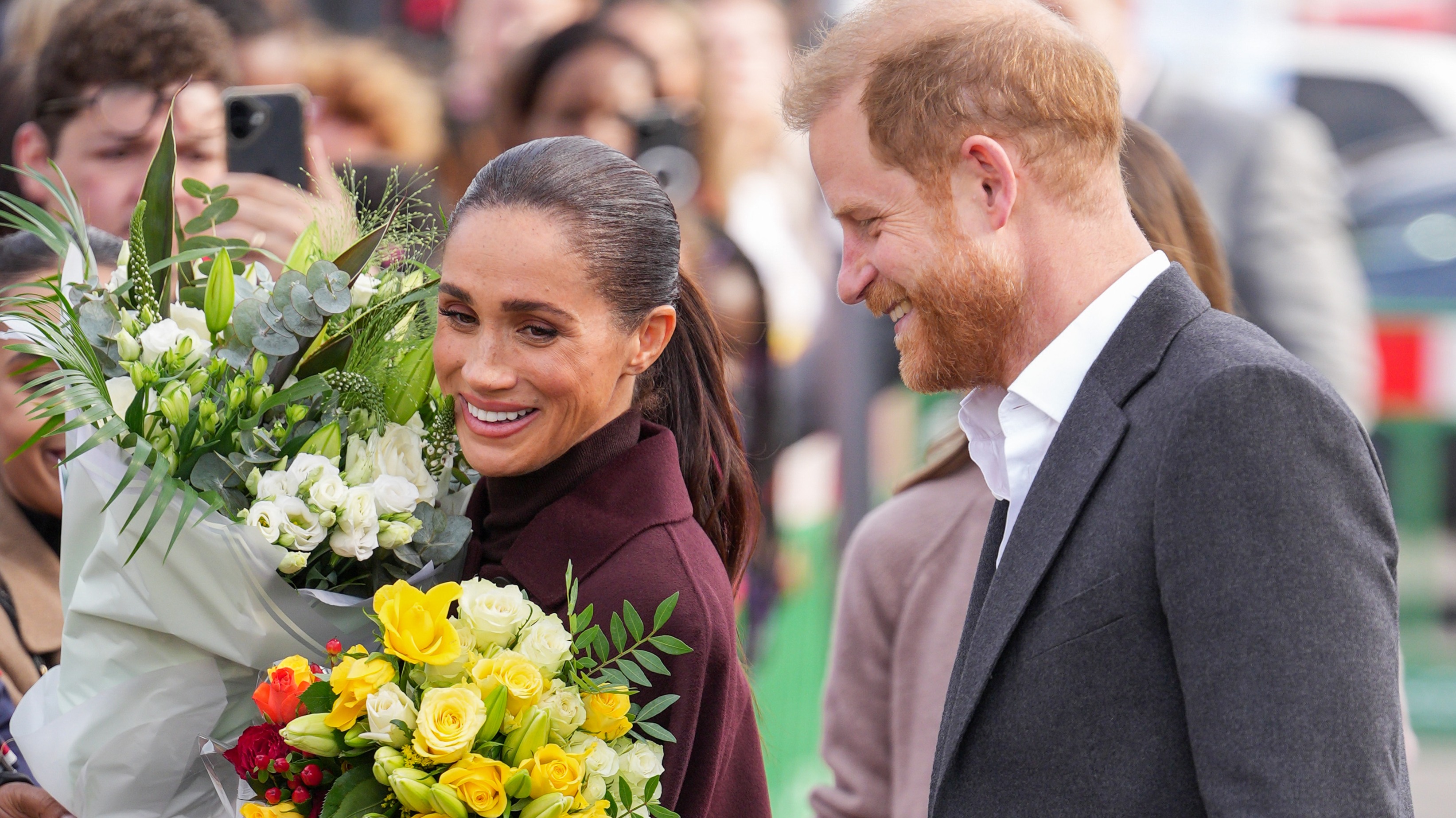LIVE : Harry and Meghan Return to Nottingham for First Joint Outing