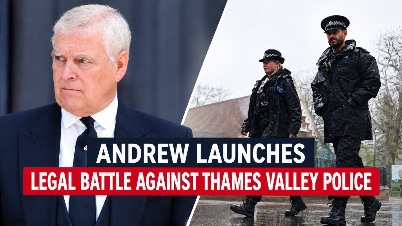 Andrew Mountbatten Windsor Launches Legal Fight Against Thames Valley Police