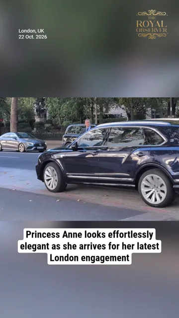 Princess Anne looks effortlessly elegant as she arrives for her latest London engagement