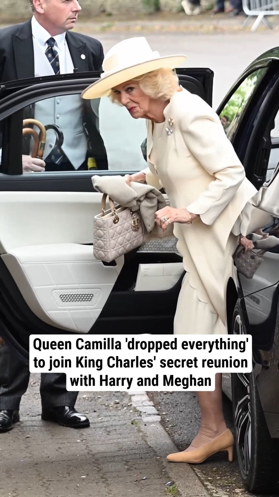 Queen Camilla 'dropped everything' to join King Charles' secret reunion with Harry and Meghan