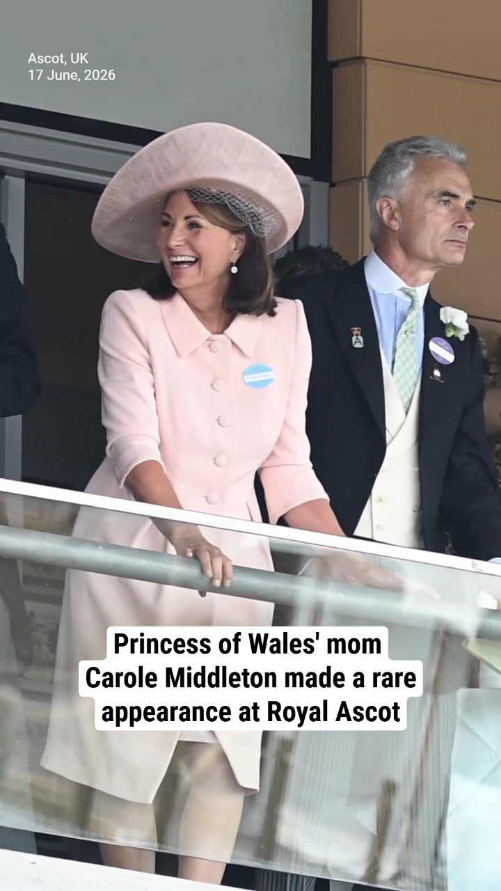 Princess of Wales' mother Carole Middleton makes a rare appearance at Royal Ascot