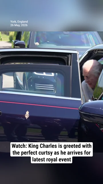Watch: King Charles is greeted with the perfect curtsy as he arrives for latest royal event