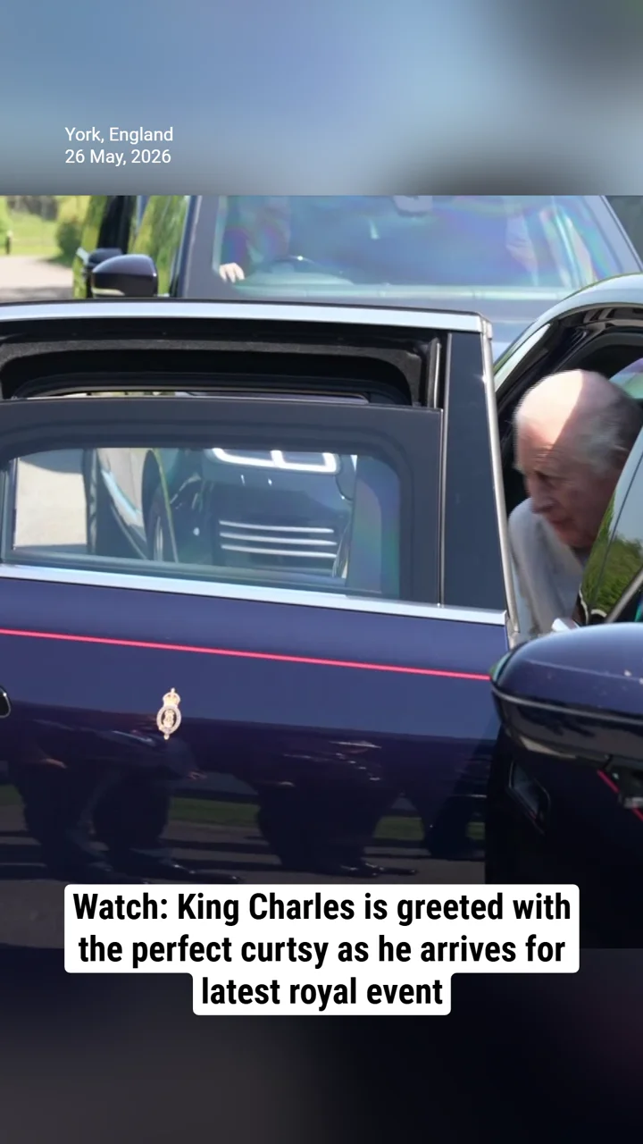 Watch: King Charles is greeted with the perfect curtsy as he arrives for latest royal event